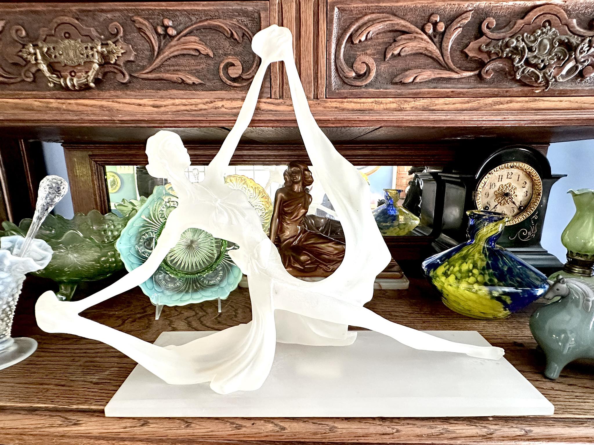 This stunning vintage sculpture called 