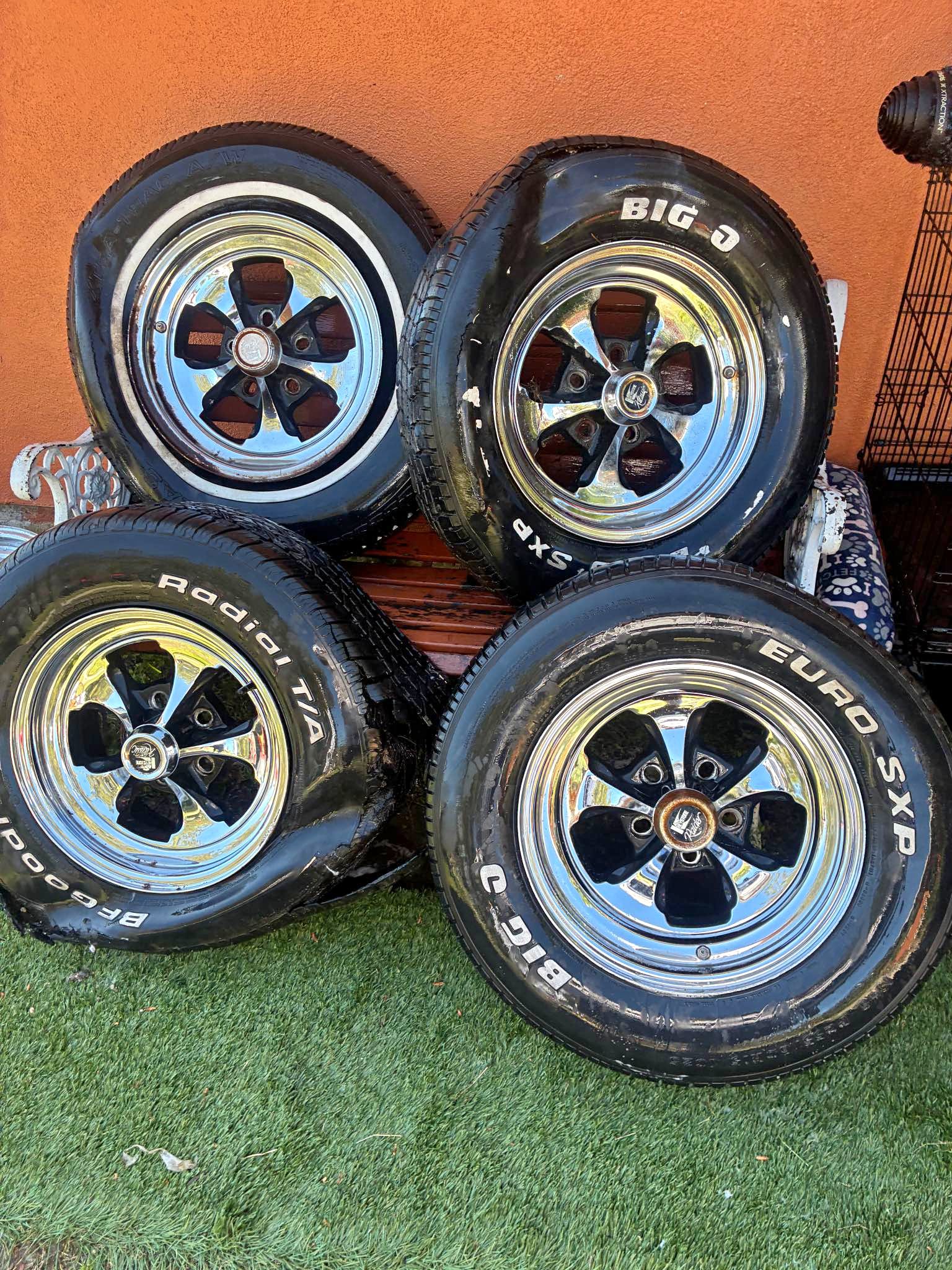 Vintage Hotrod Keystone classic muscle car rims 15x8 - Car Wheels ...
