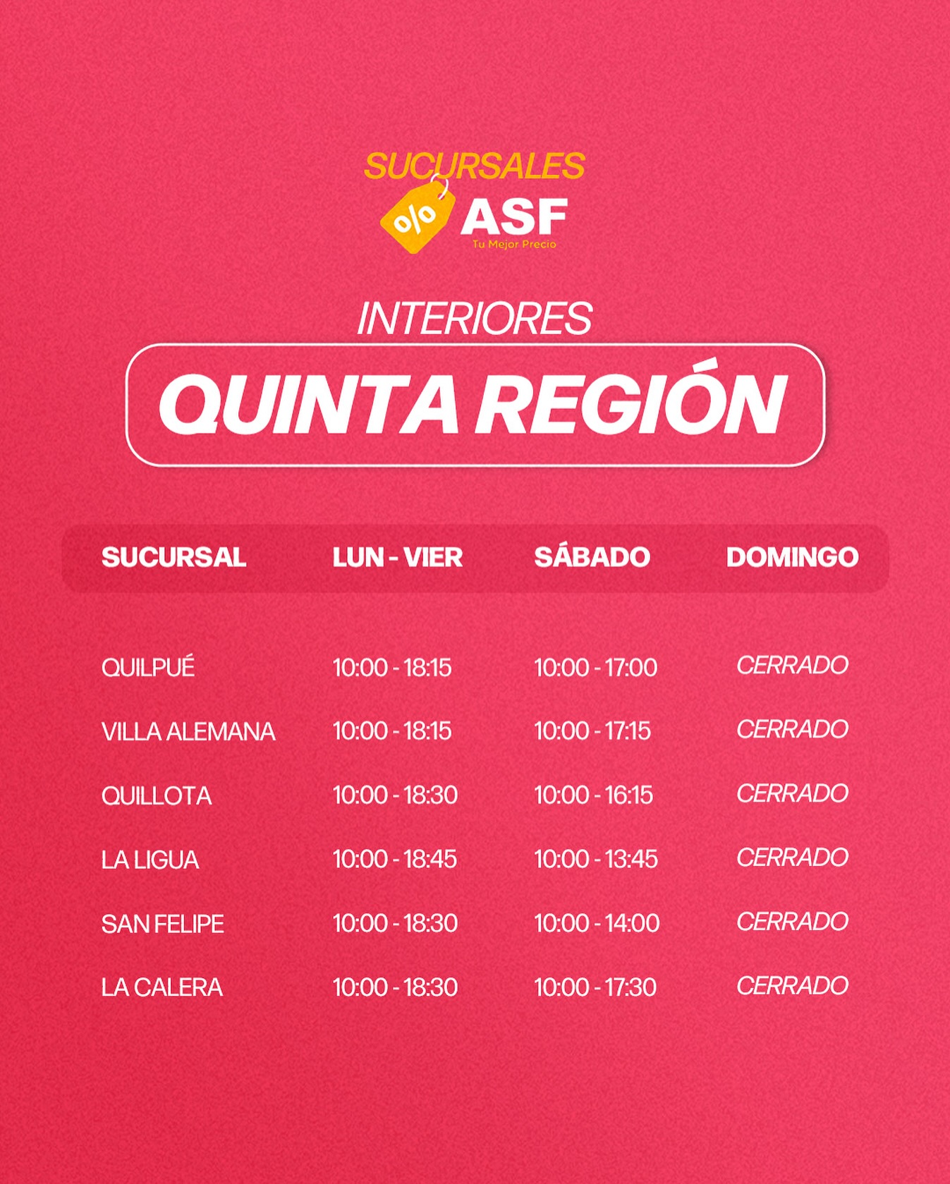 Comercializadora - 📍 ¡Conoce nuestros puntos de venta ASF y sus ...