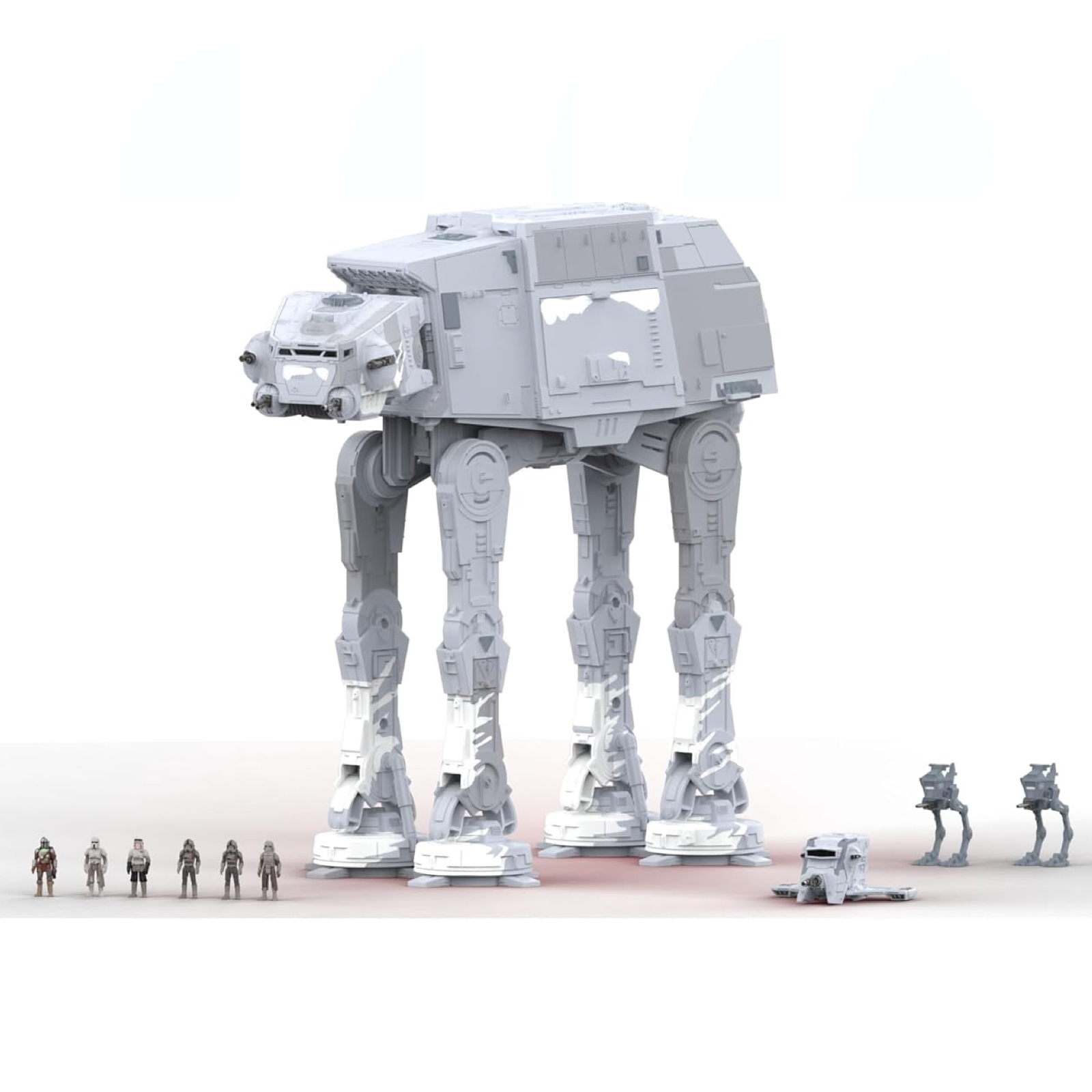 Star Wars Micro Galaxy Squadron Imperial Remnant AT-AT Battle Pack