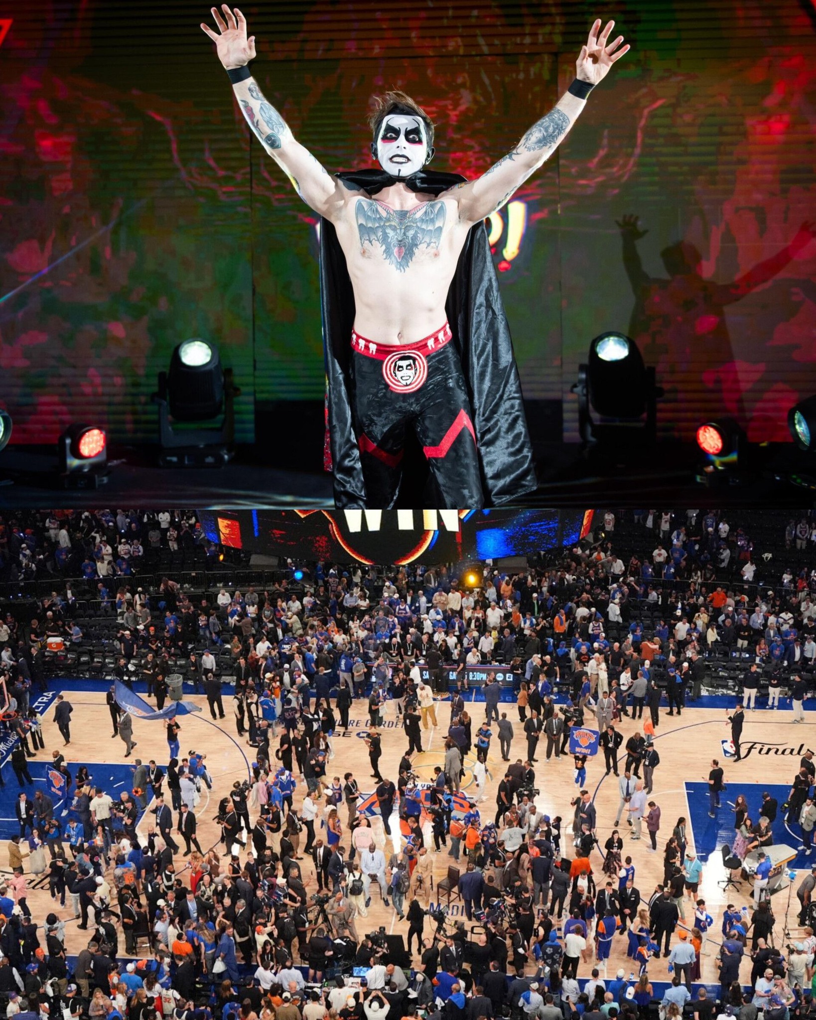 WWE just released a new shirt for the NBA finals champion