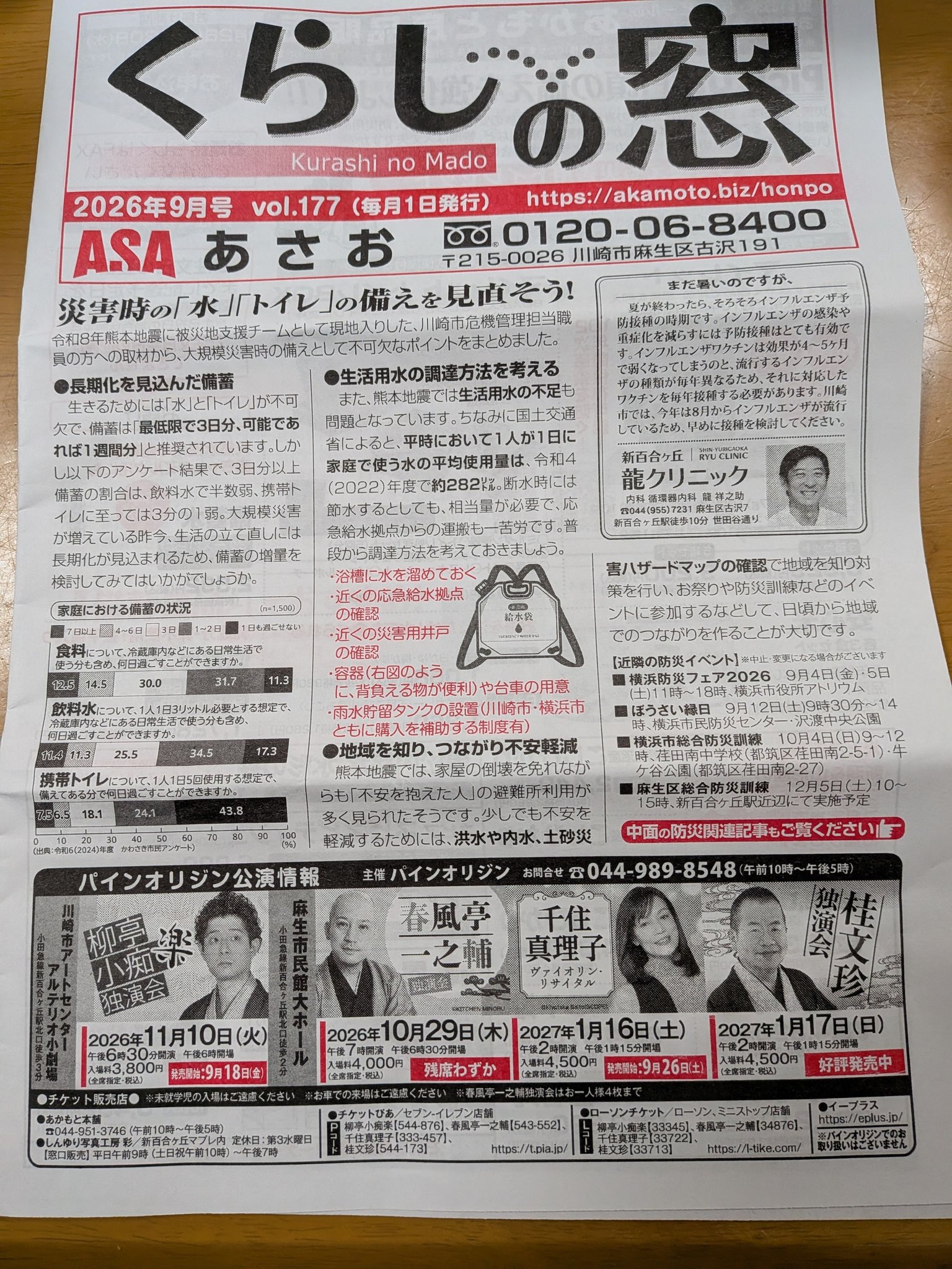 【貴重】シンガポール陥落、パレンバン関係記事雑誌【珍品】 本日は、地元川崎市麻生市民館大ホールにて14時開演「桂文珍独演会」を