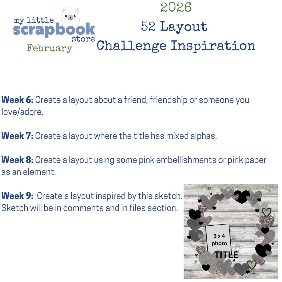 My Little Scrapbook Store - Scrapbooking Layouts and More! | Facebook