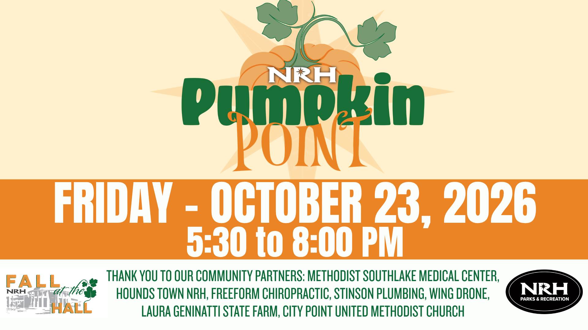 NRH Pumpkin Point - Community Fall Festival