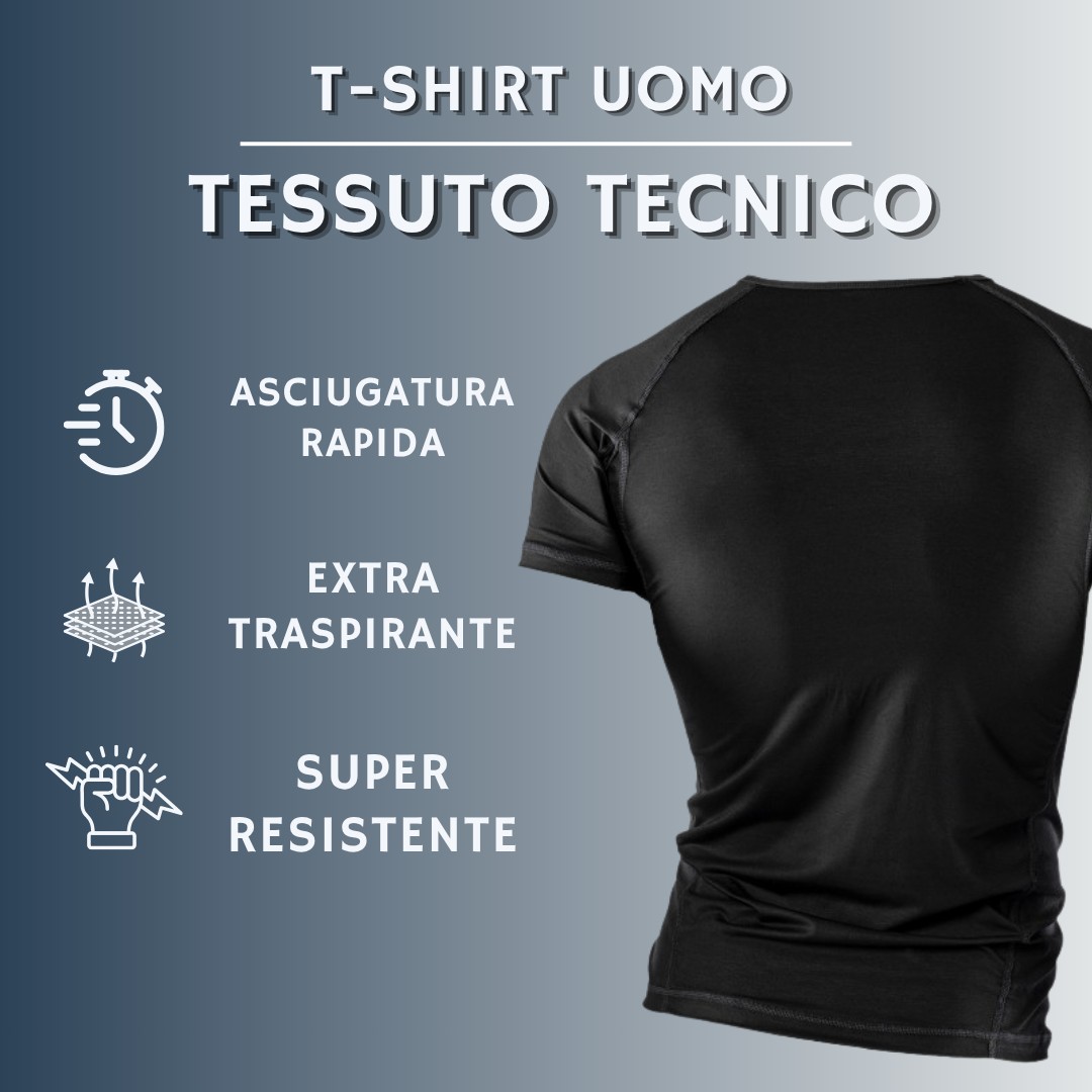 T-Shirt Uomo Con Bandiera Etiopia – Maniche Corte, In Tessuto Traspirante Ad Asciugatura Rapida, Per Palestra E Tempo Libero