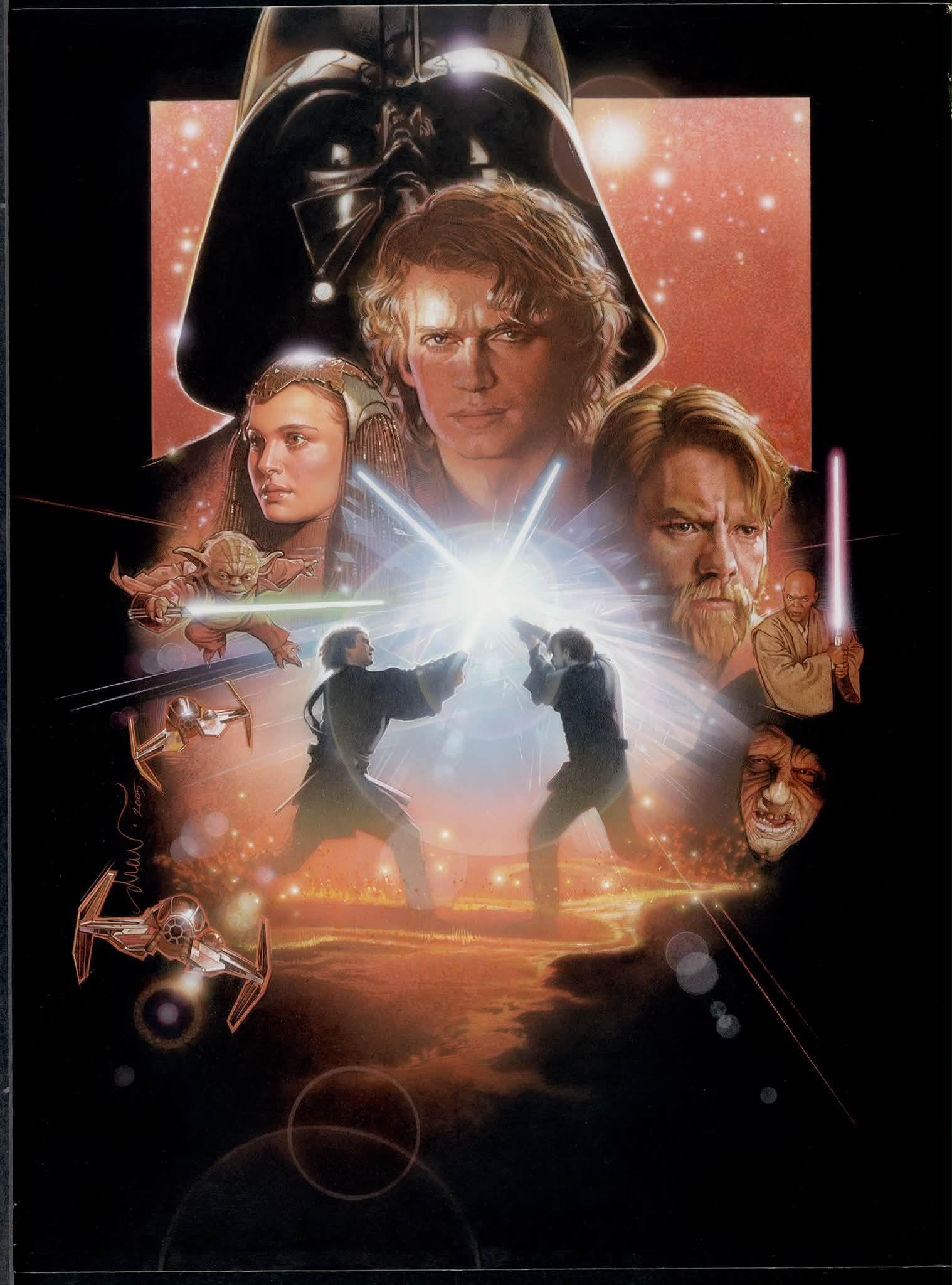 ✨ Drew's EPIC #StarWars prequel artwork for Episodes I, II & III