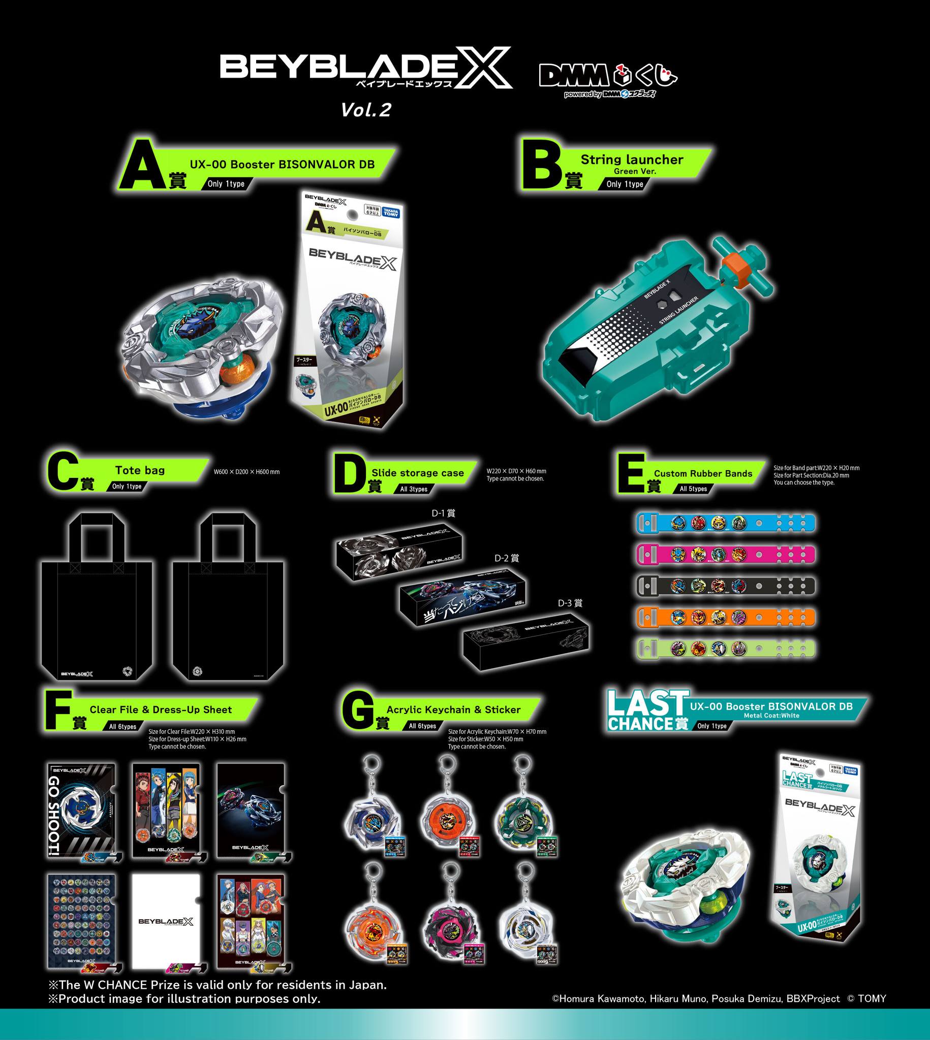 Beyblade X DMM Kuji Vol.2 prizes coming to Malaysia