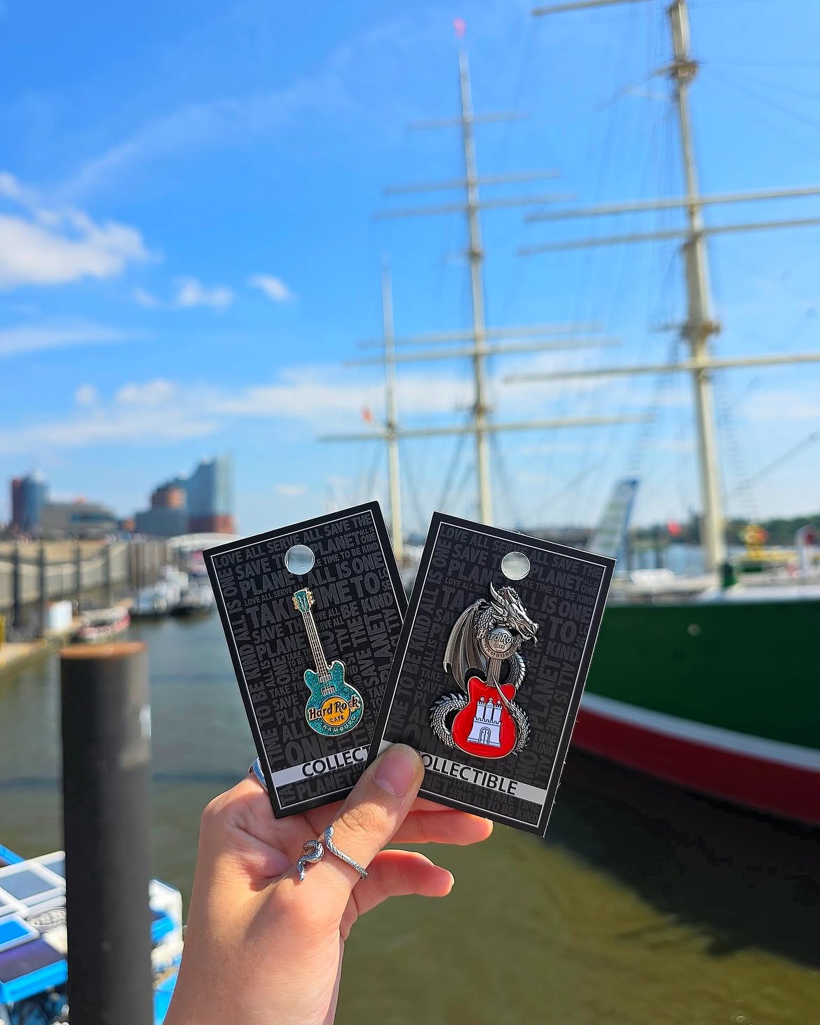 Passport stamps are nice… Pins are better! 👀 🌍 📍 Venice | Osaka