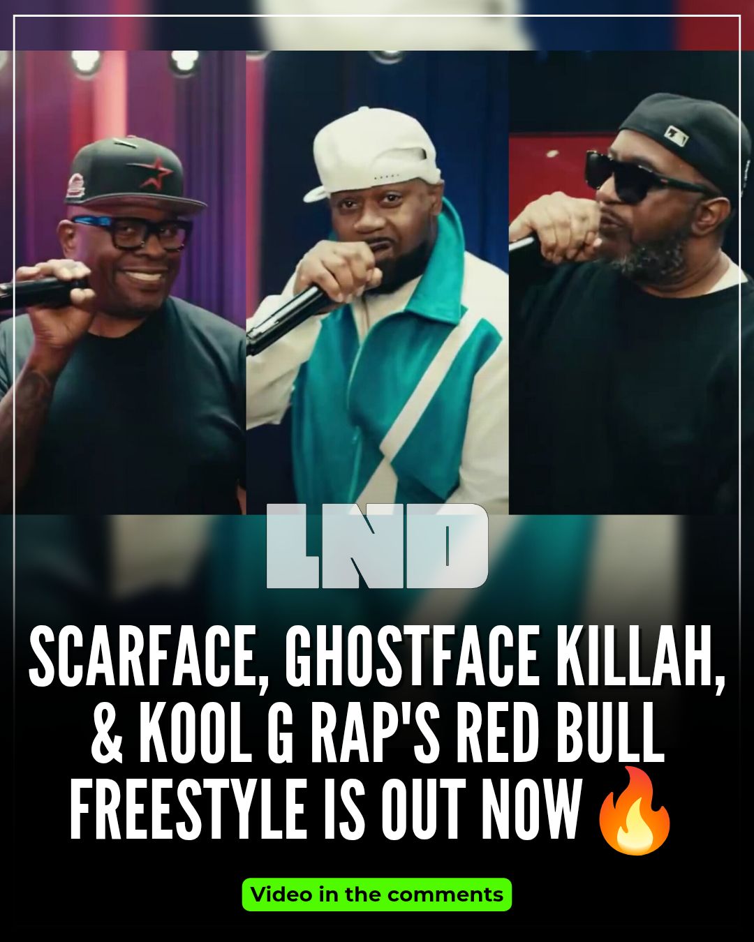 Scarface, Ghostface Killah, & Kool G Rap's Red Bull Freestyle