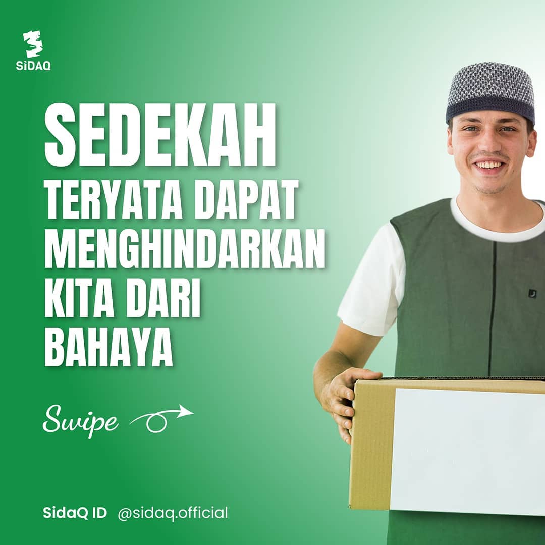 Sidaq.org - Begitulah kedahsyatan sedekah yang diberikan...