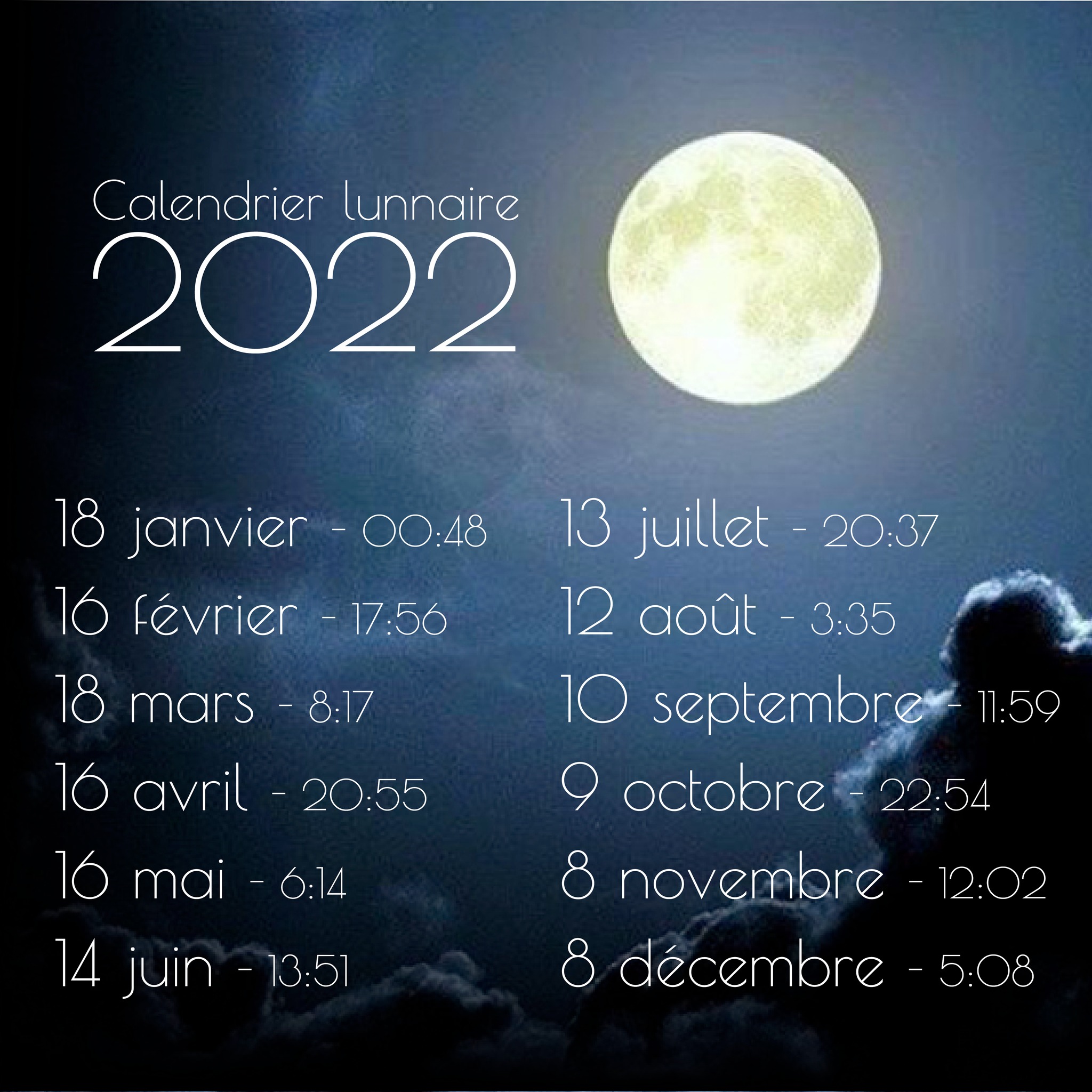 Pleine Lune Juin 2022