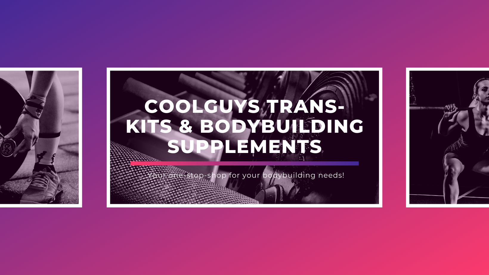 Coolguys Transman Kits & Bodybuilding Supplements