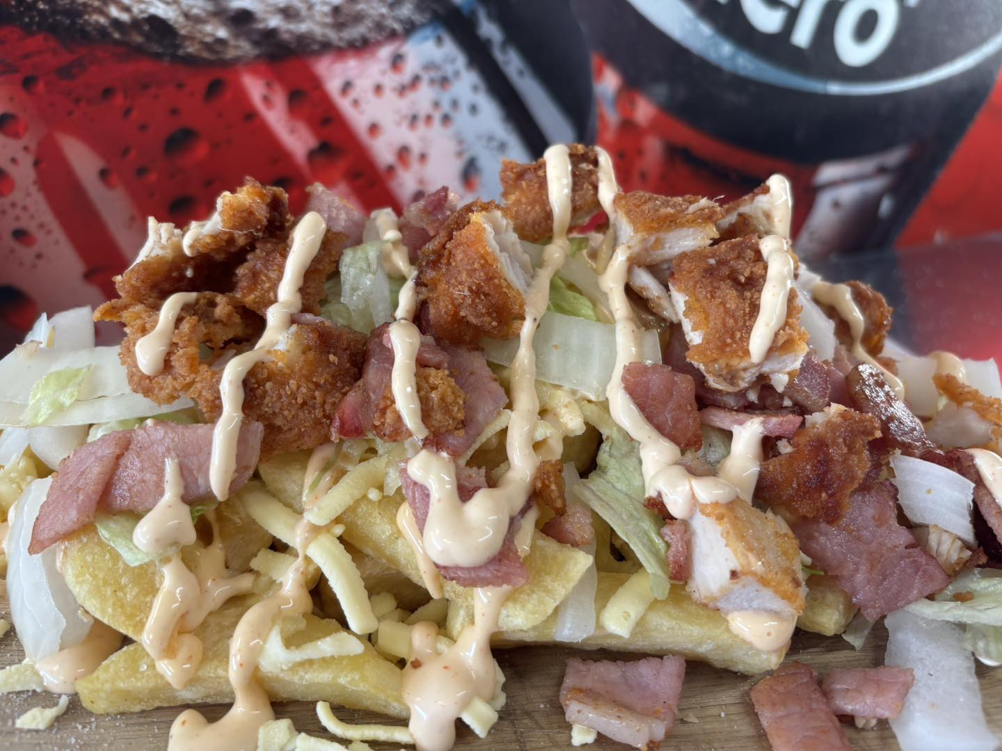 The Prom Chippy - Loaded chips with cheese, salad, spicy... | Facebook