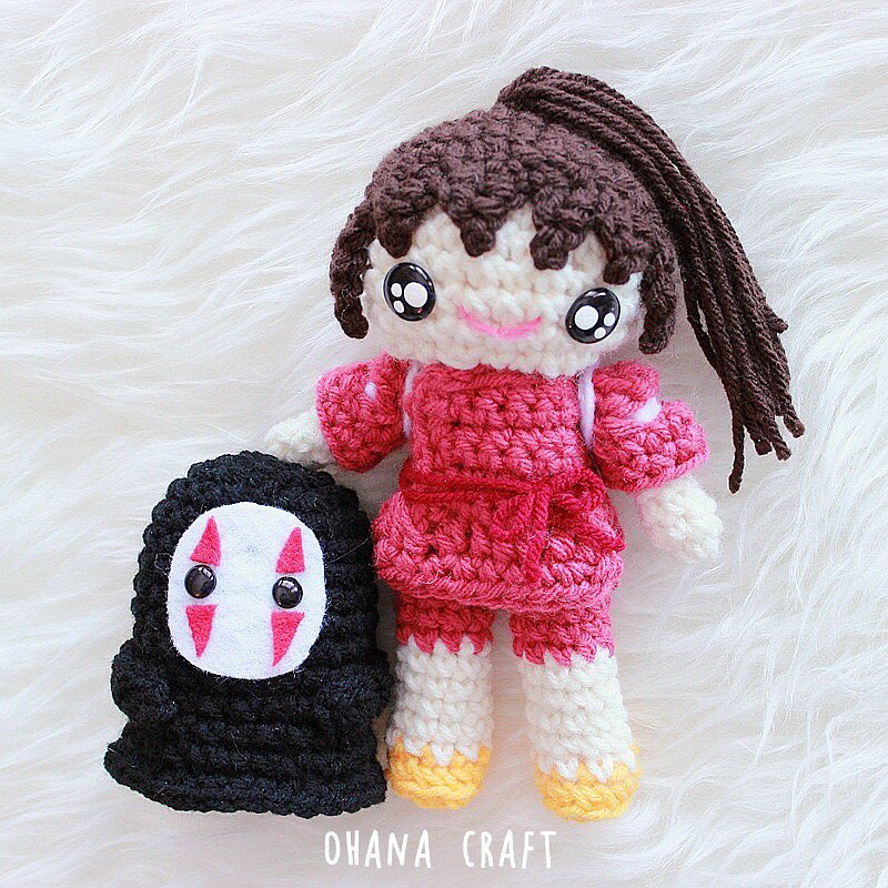 Ohana Craft No Face And Sen カオナシと千inspired Crochet Amigurumis Friendship Or Love I Think It S Both Come Visit Us At Make It Edmonton March 23 25 カオナシ
