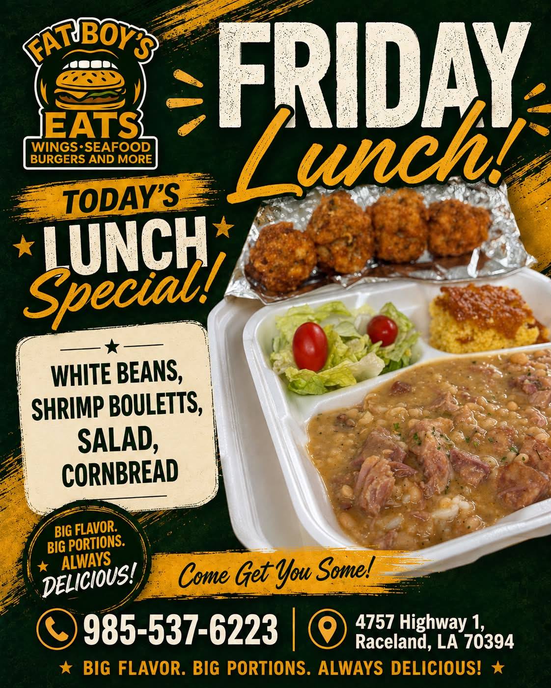 Fatboy's Eats | Raceland LA
