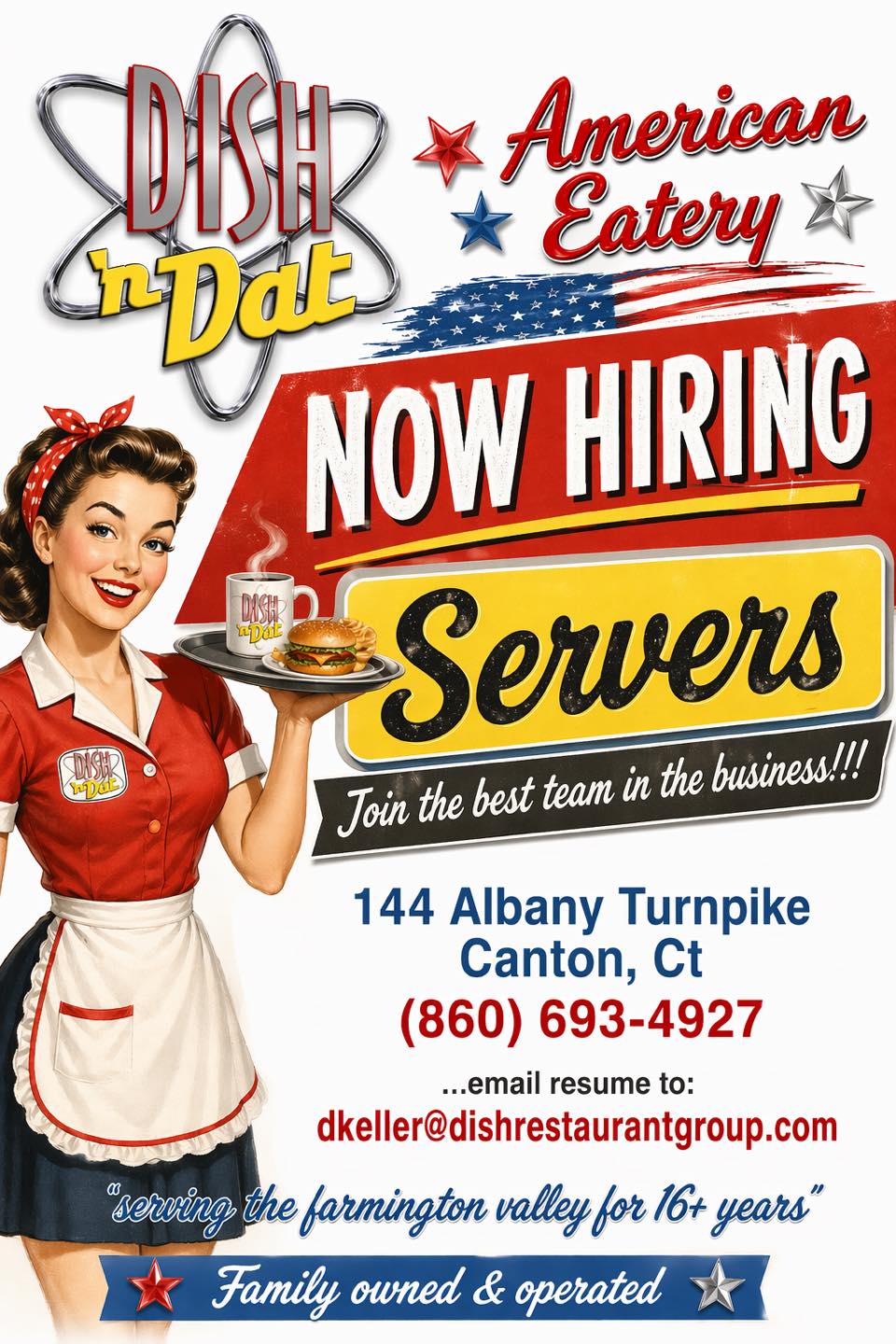 DISH 'n Dat American Eatery | Canton CT