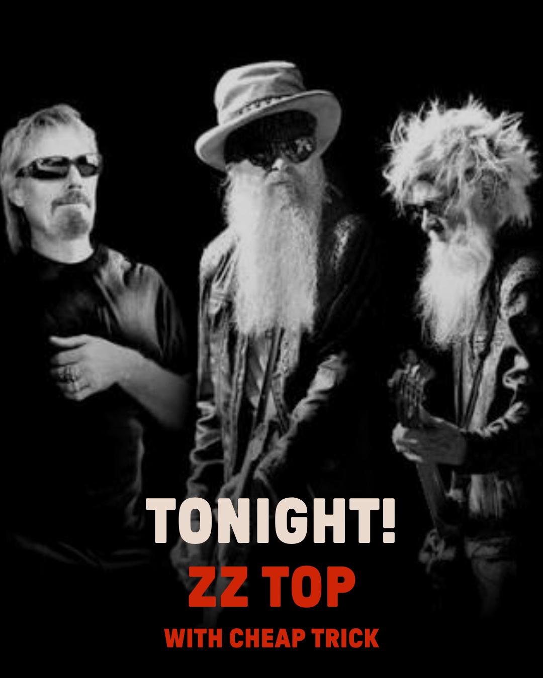 ZZ Top with Cheap Trick at the Pavilion at Toyota Music Factory