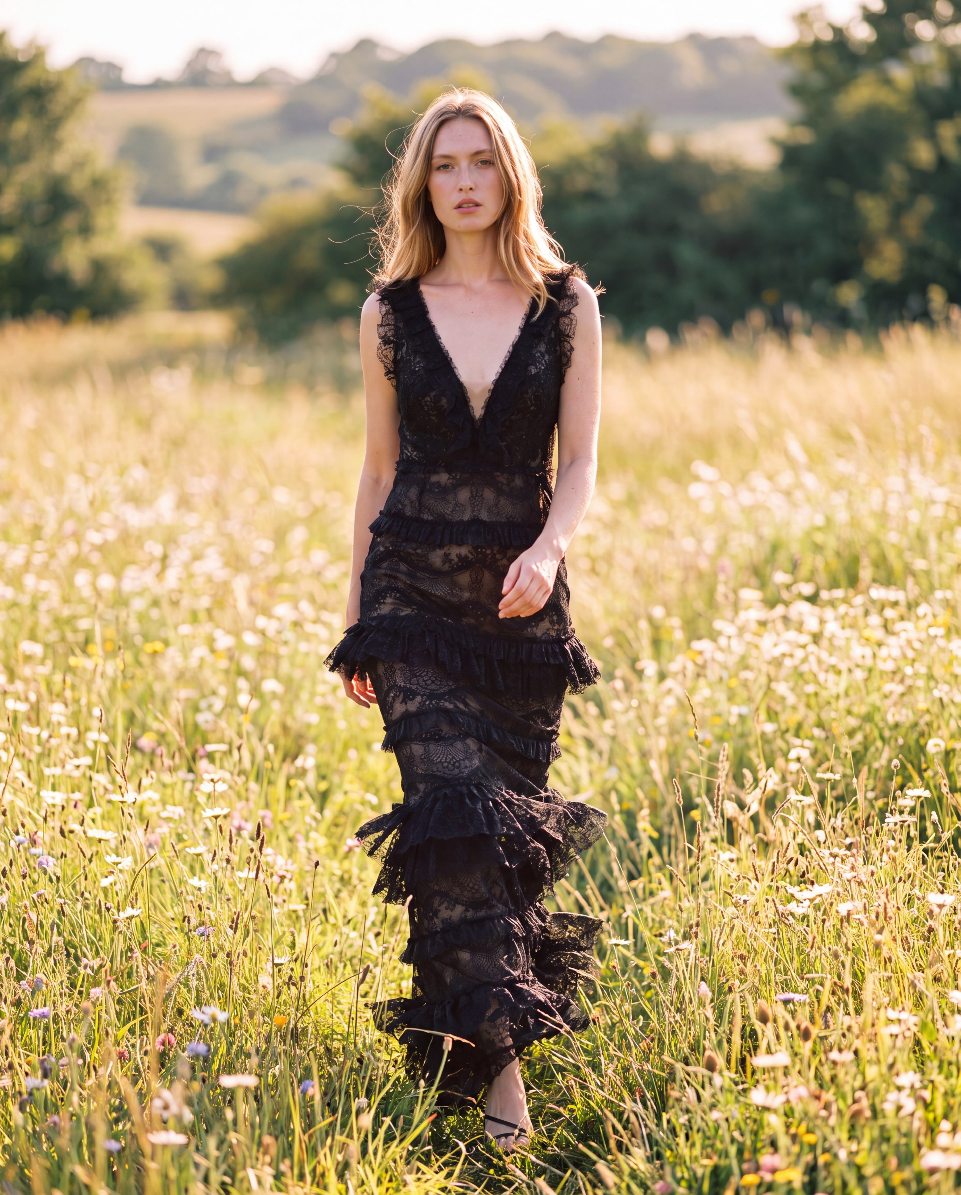 Romantic lace for every occasion. The Chantilly Lace Tiered Gown is made for summer weddings, black-tie evenings, and every RSVP in between. Shop up to 60% off Notte at Marchesa.com