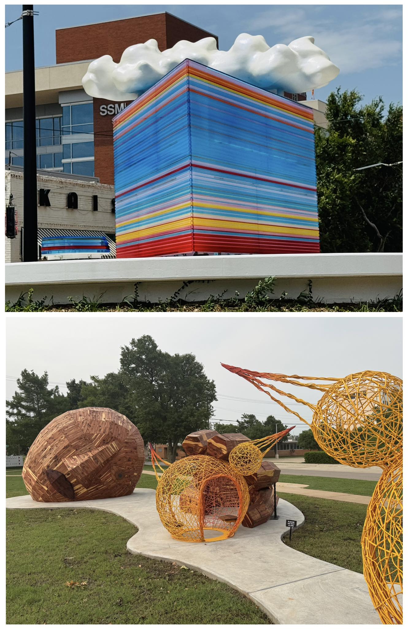 Midtown's newest public art installation, Light & Airy, was