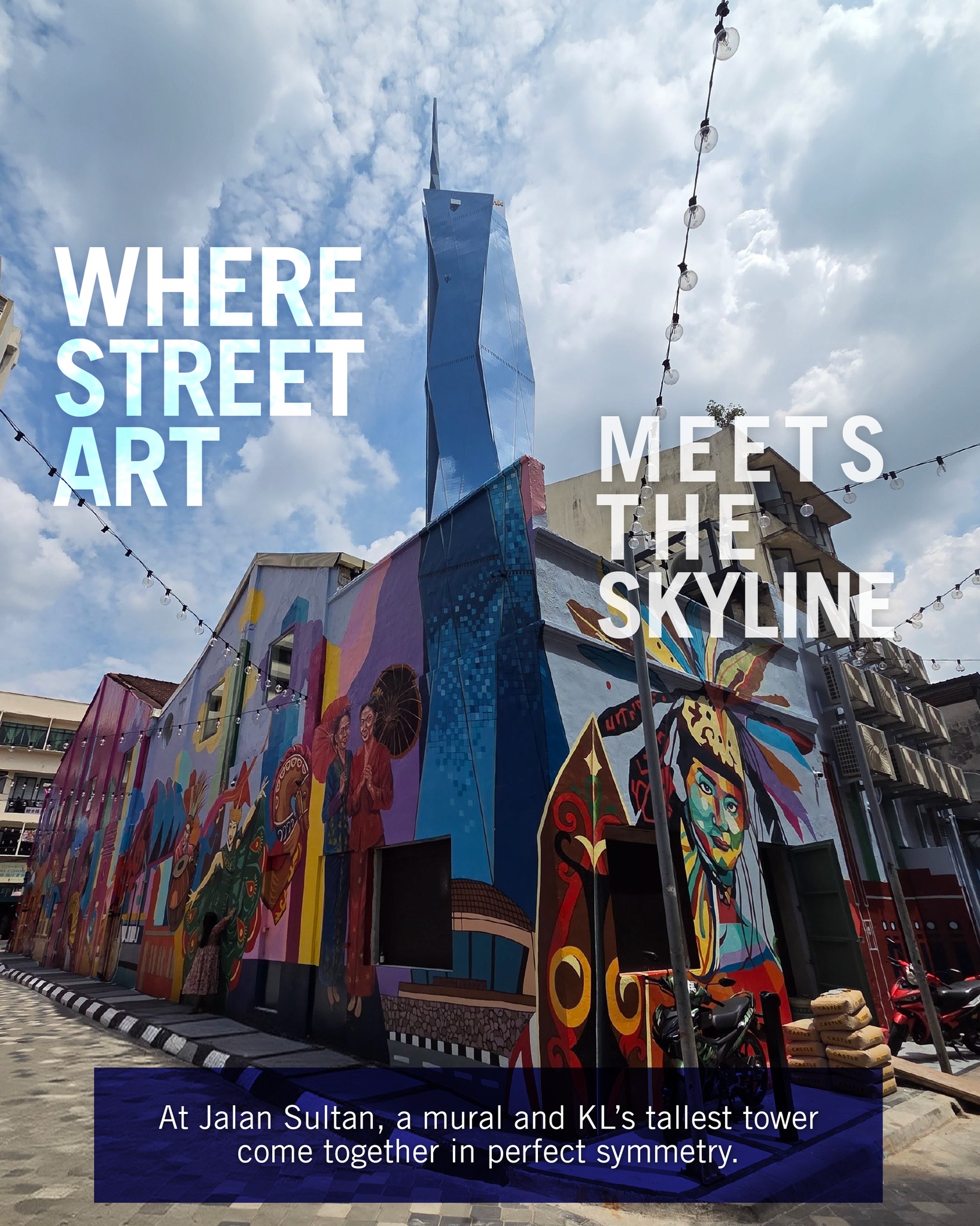 Merdeka - When creativity meets perspective 🎨 This mural off Jalan ...