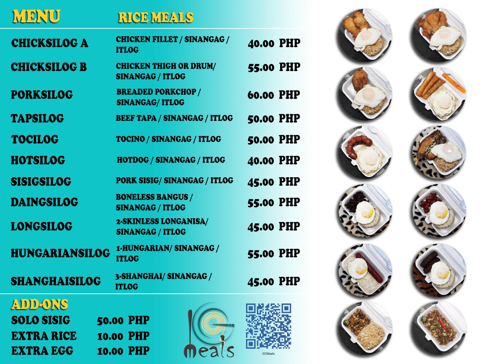 GCMeals - Updated Menu as of May 01 2021 GC Meals is an...