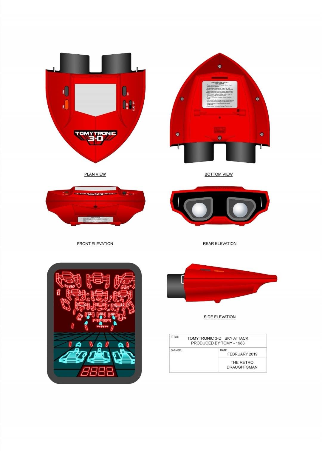 Nintendo Switch TOMY TRONIC 3D TOMYTRONIC Sky Attack - The First 3