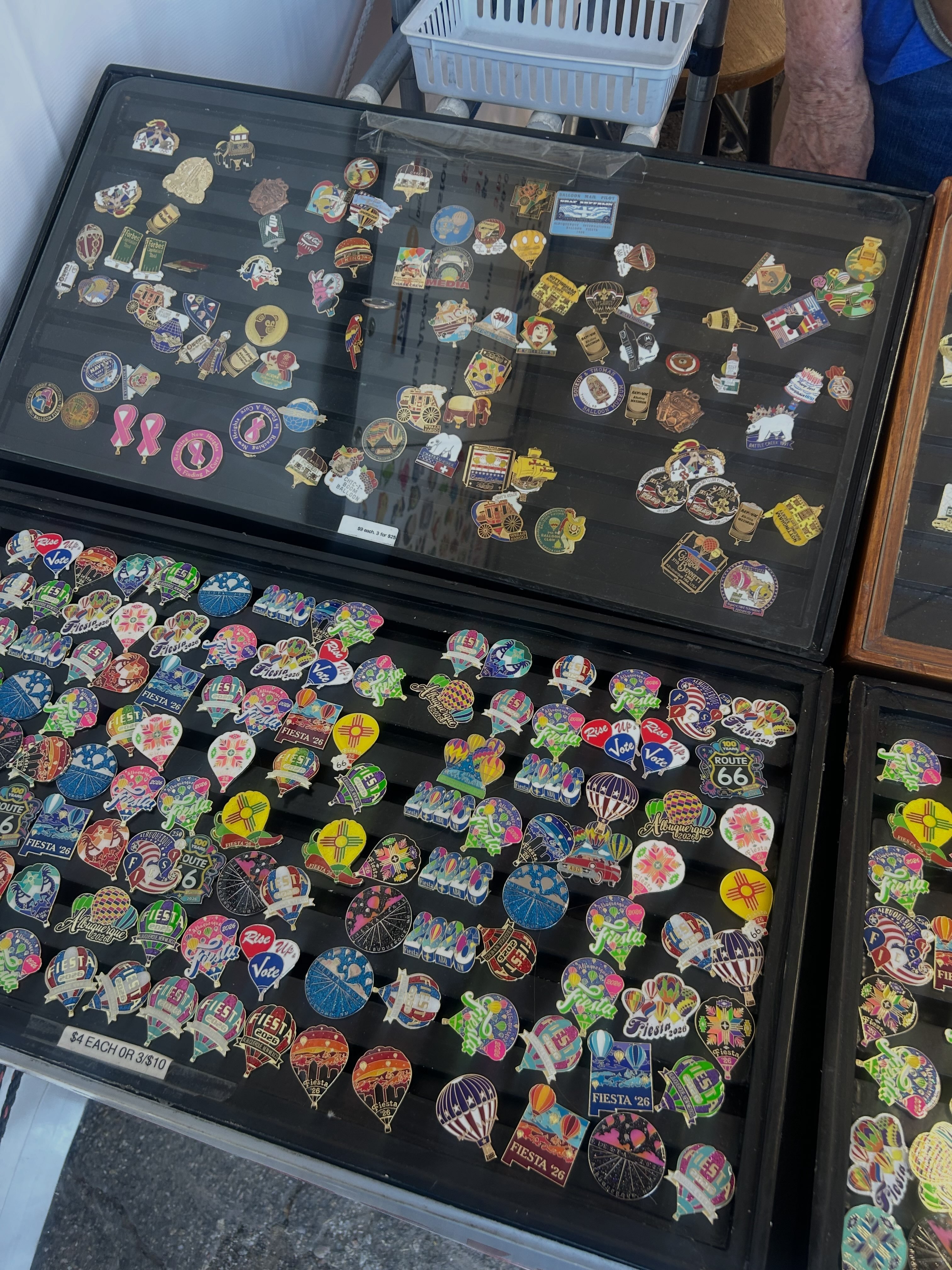 Buying and trading pins is a special part of Balloon Fiesta