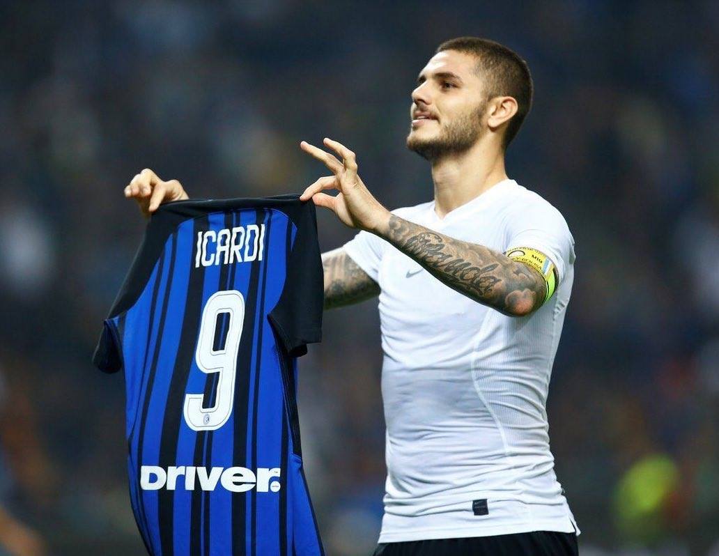 Mauro Icardi has been given the number 7️⃣ shirt by Inter this