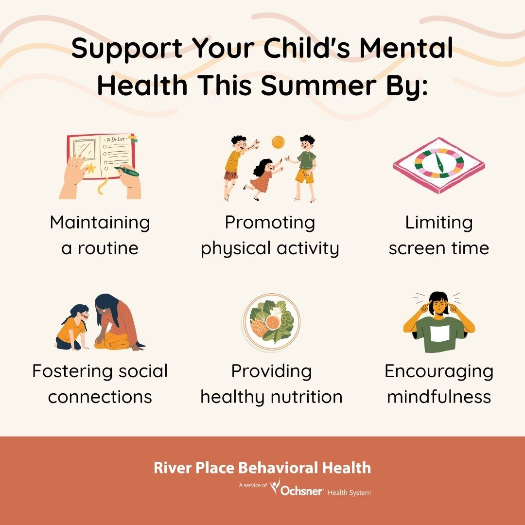 River - Children rely on routine more than they often show. When summer ...
