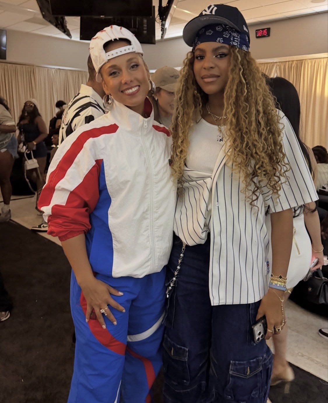 Alicia Keys and Blue Ivy 🖤🔥 Jay-Z 30th anniversary concert at