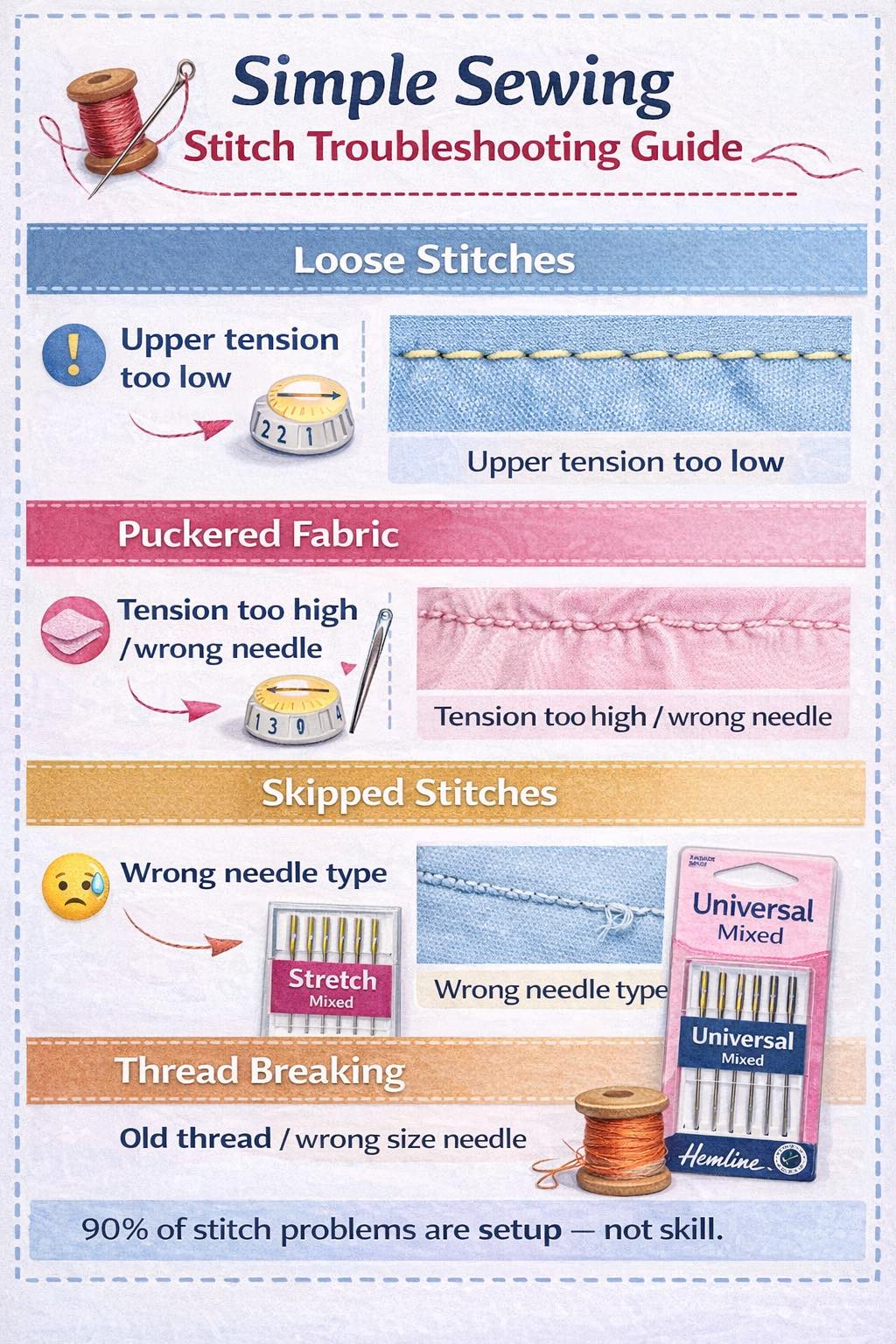 Fabriques - If your stitches look messy, uneven, or just wrong — it’s ...