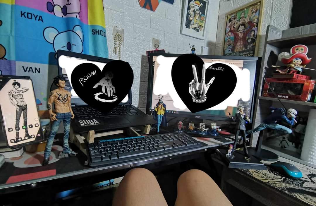 For Share my work station and Onepiece Collections thanks admin🥰