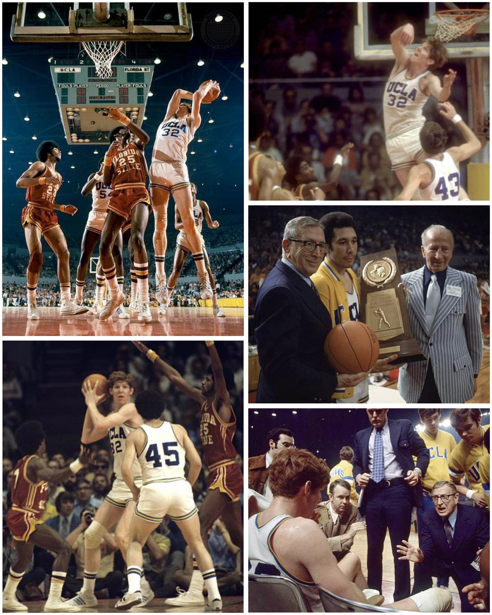 ?On March 25, 1972 led by longtime head coach John Wooden, the 