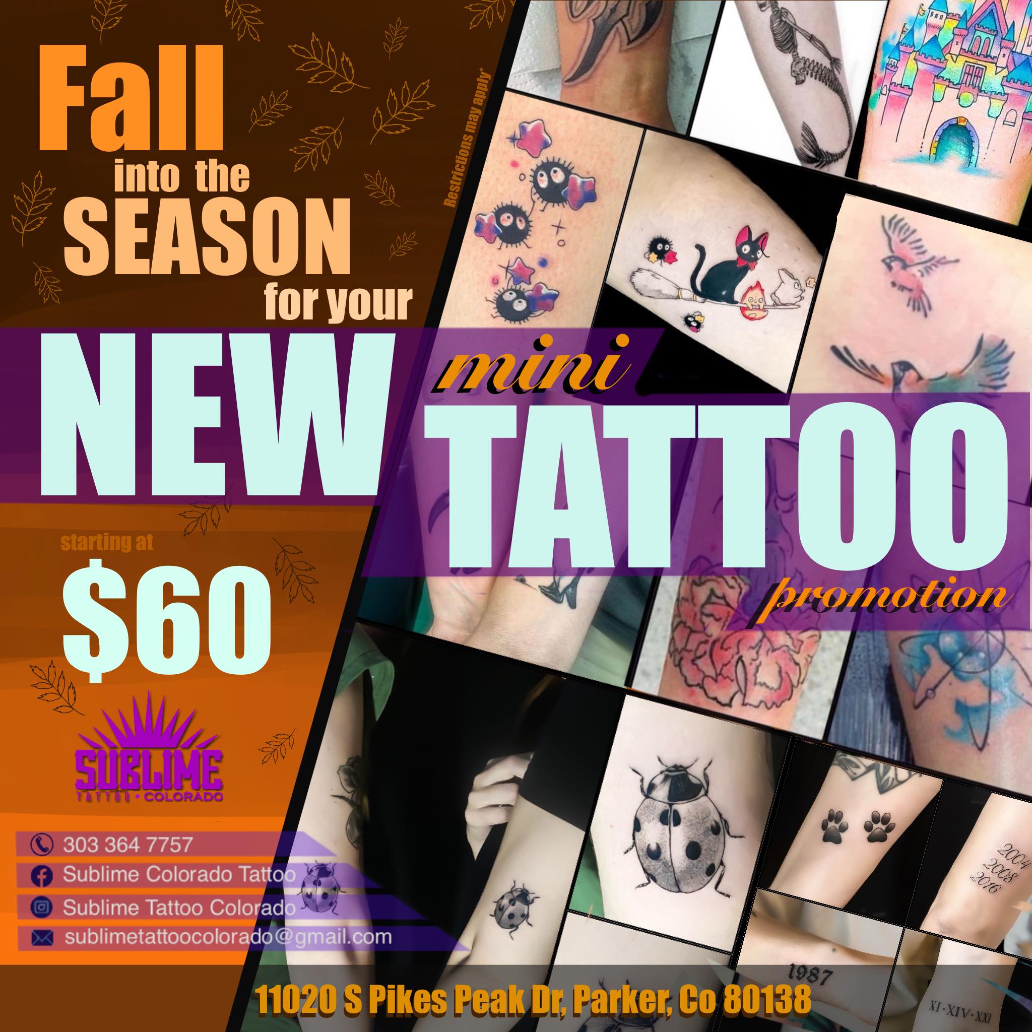 We’re Open and Thriving! 🍁... - Sublime Tattoo Colorado | Facebook