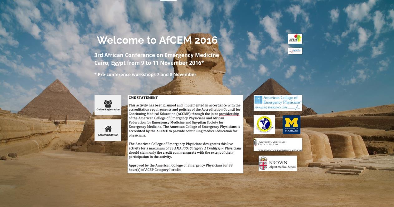The Third African Conference on Emergency Medicine