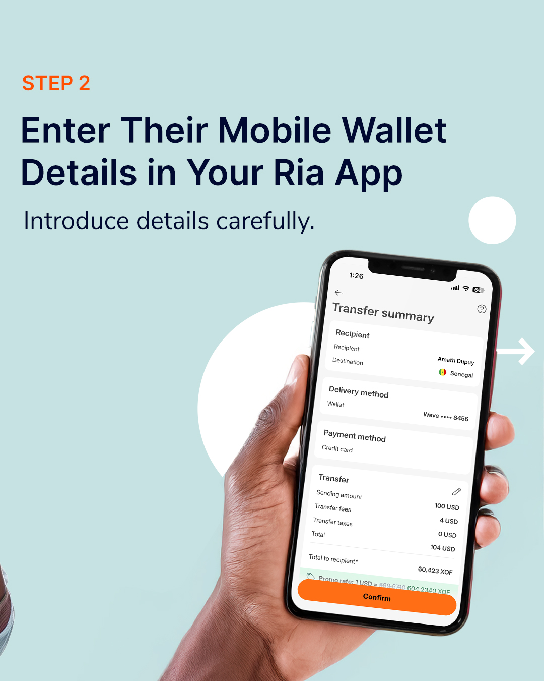 Ria Money Transfer - We work incredibly hard to give you the best ...