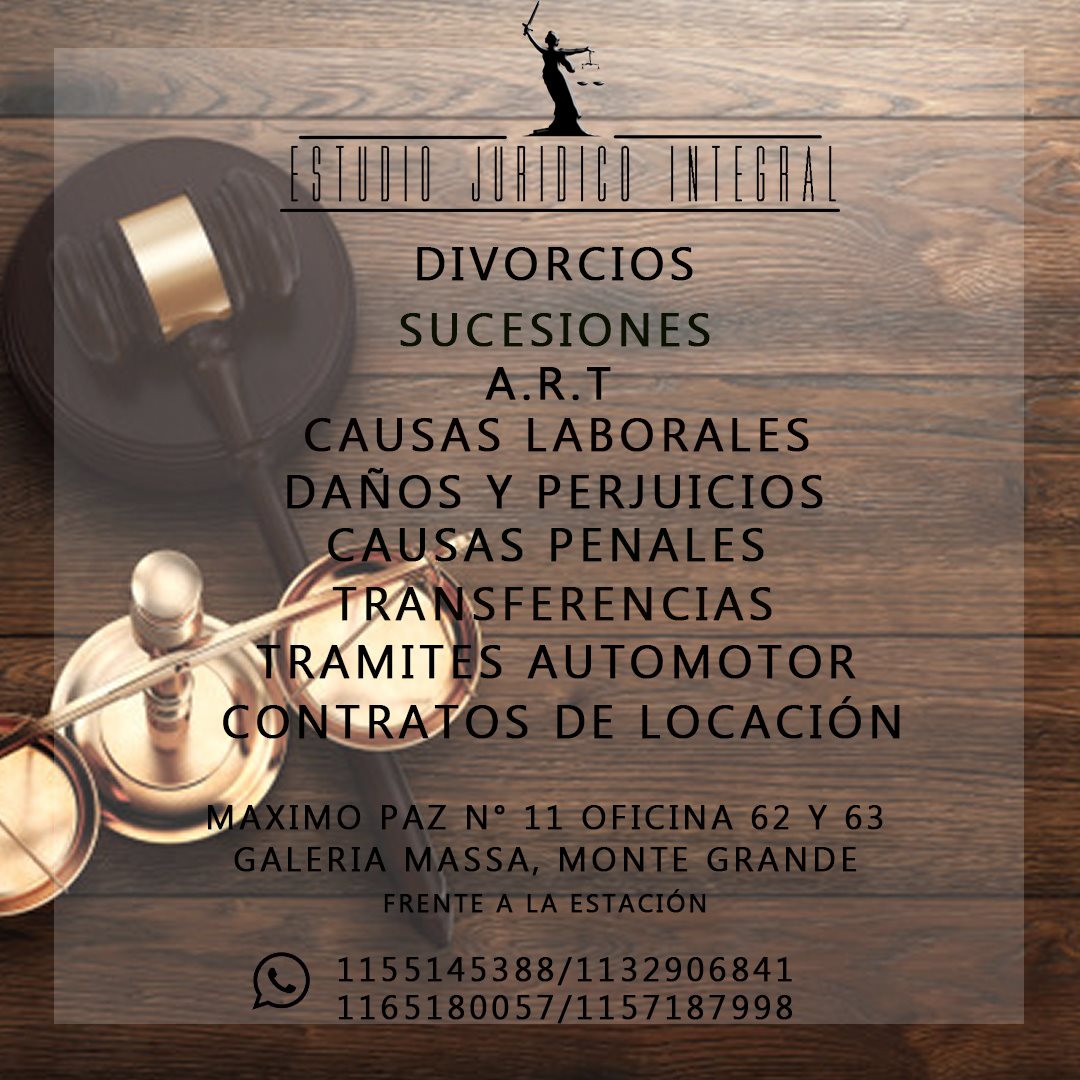 Estudio juridico integral | Monte Grande