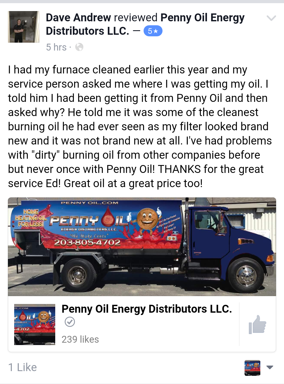 Penny Oil Energy Distributors LLC. | Waterbury CT