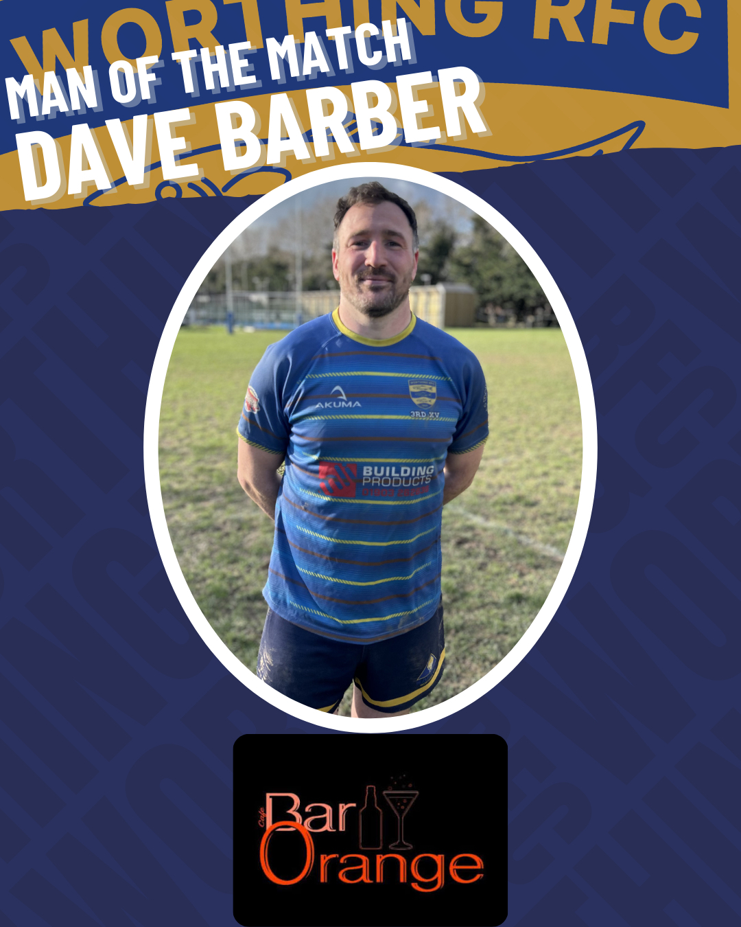 Congratulations to Dave Barber for... - Worthing Rugby Club | Facebook