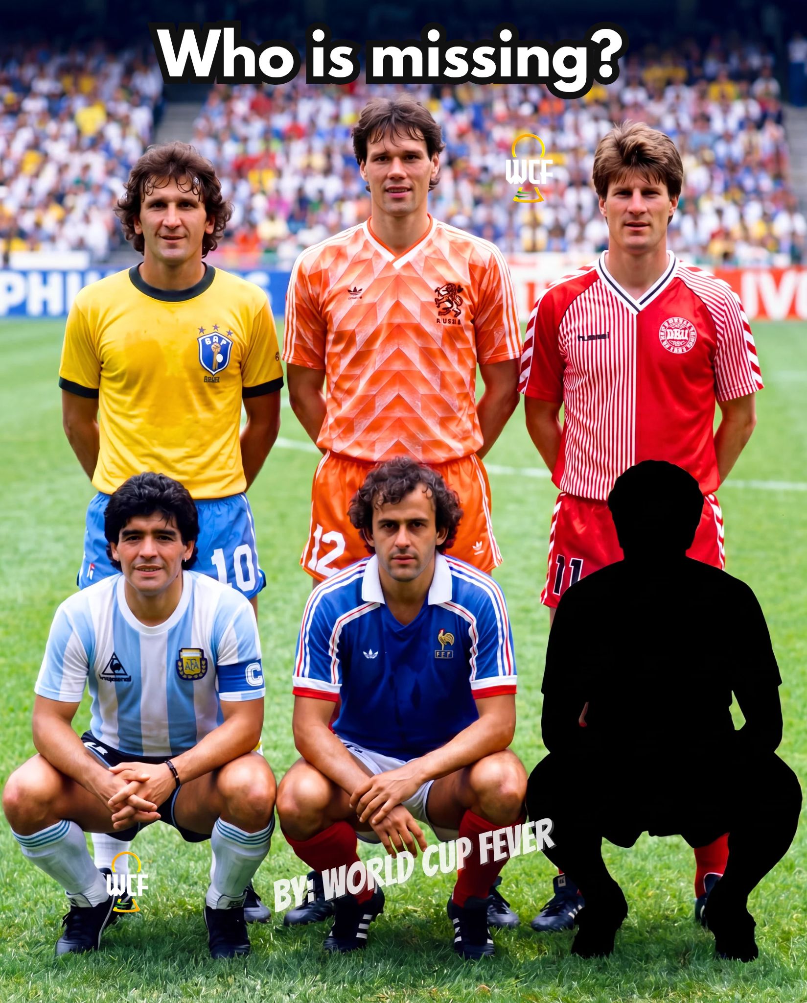 Brazilian legends in 80s football