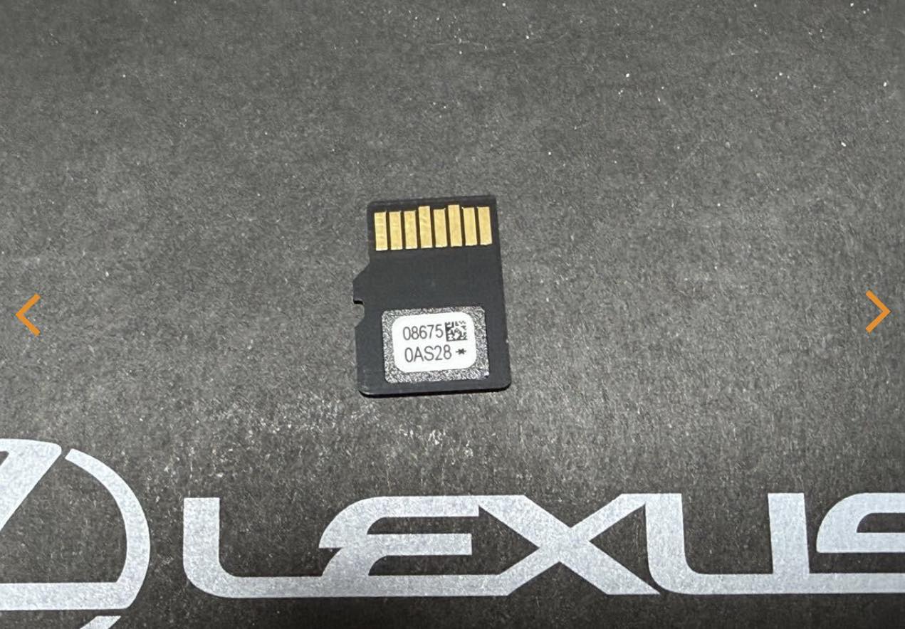 08675-0AS28 2018 Lexus Radio map sd card available now Japan made 