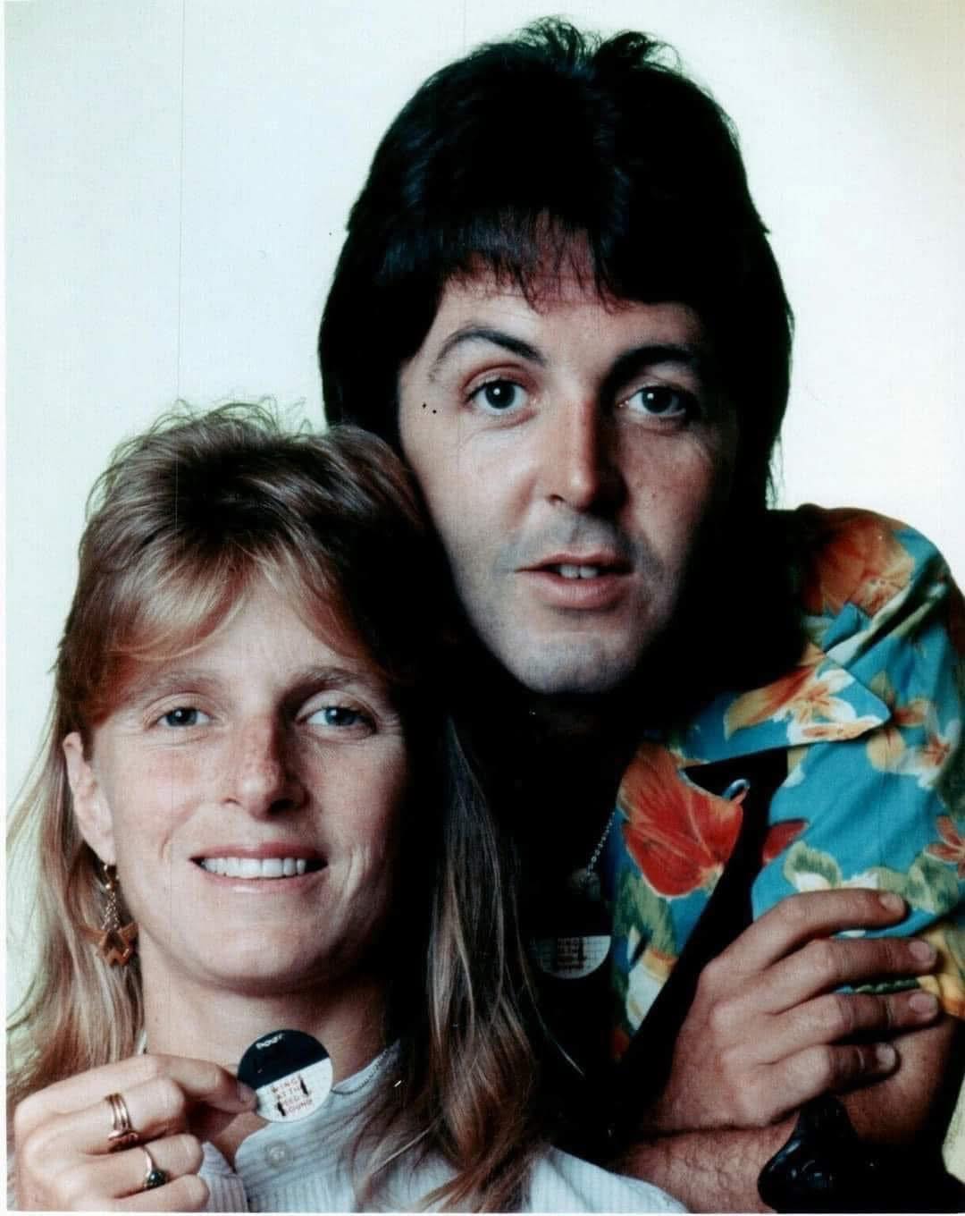 Paul and Linda McCartney, 1976.