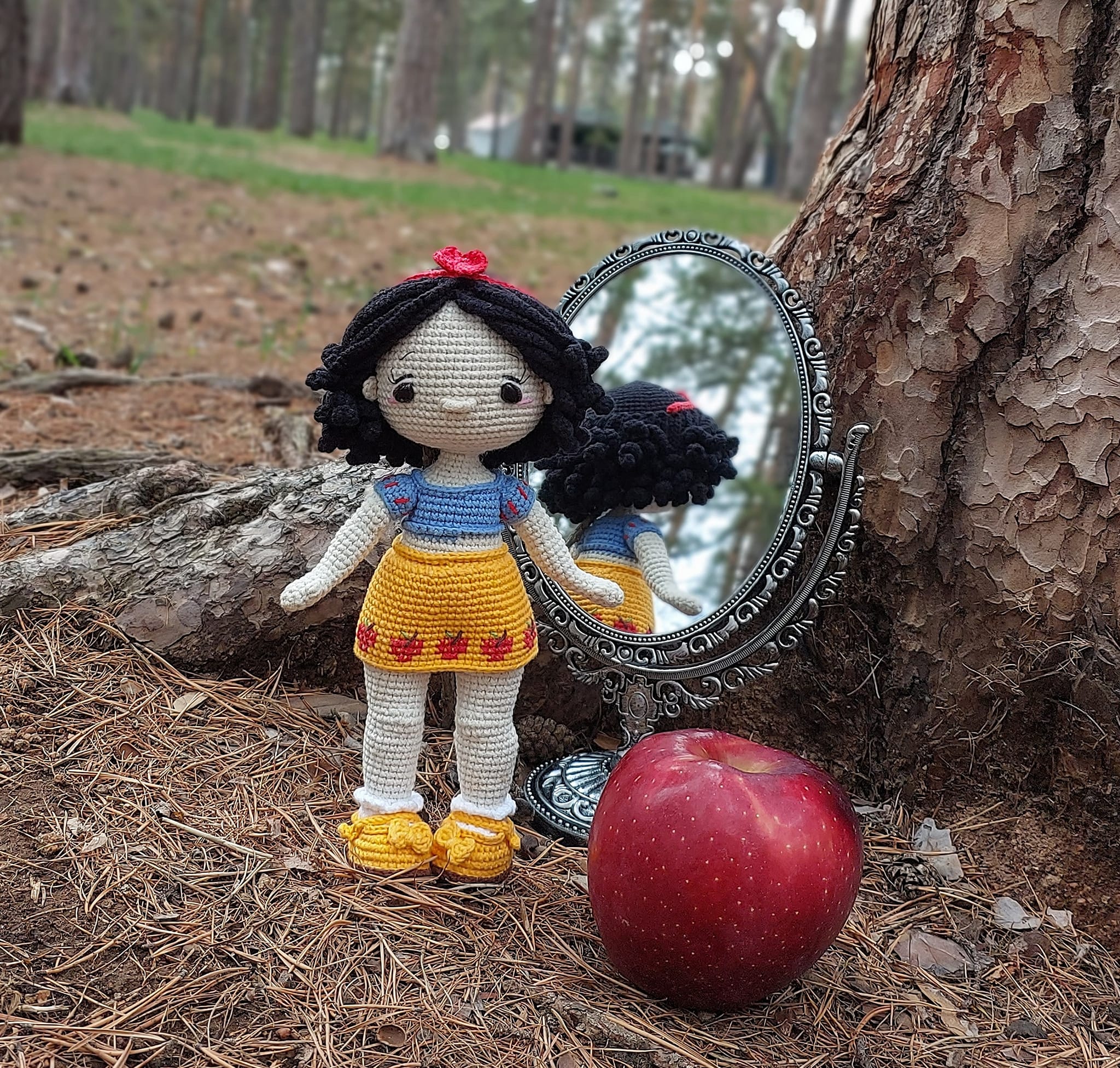 Snow white👸 #crochet #Snowwhite #babydress