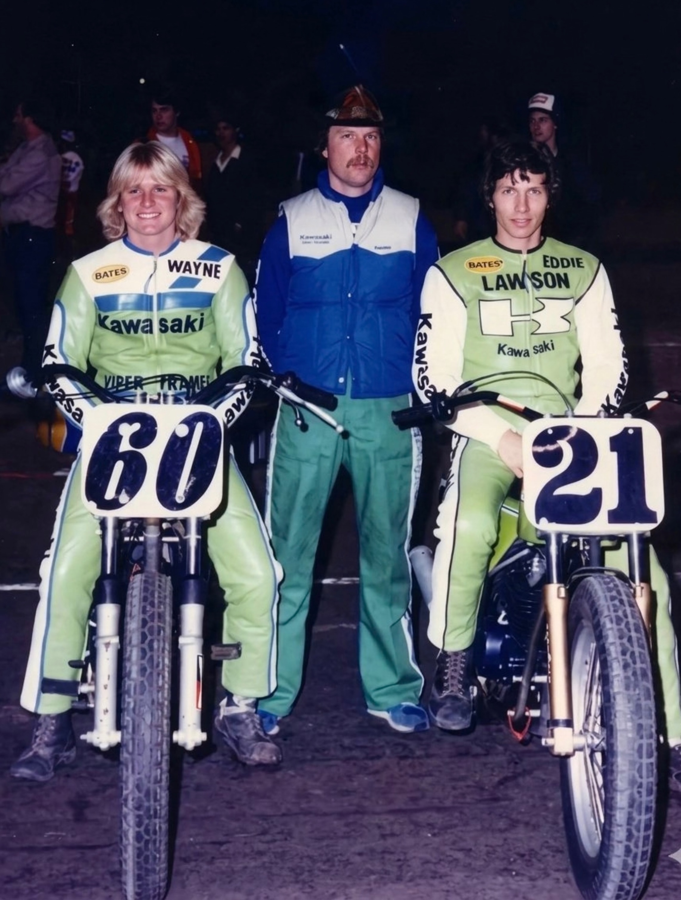 Wes Cooley at the Daytona International Speedway with Arai!