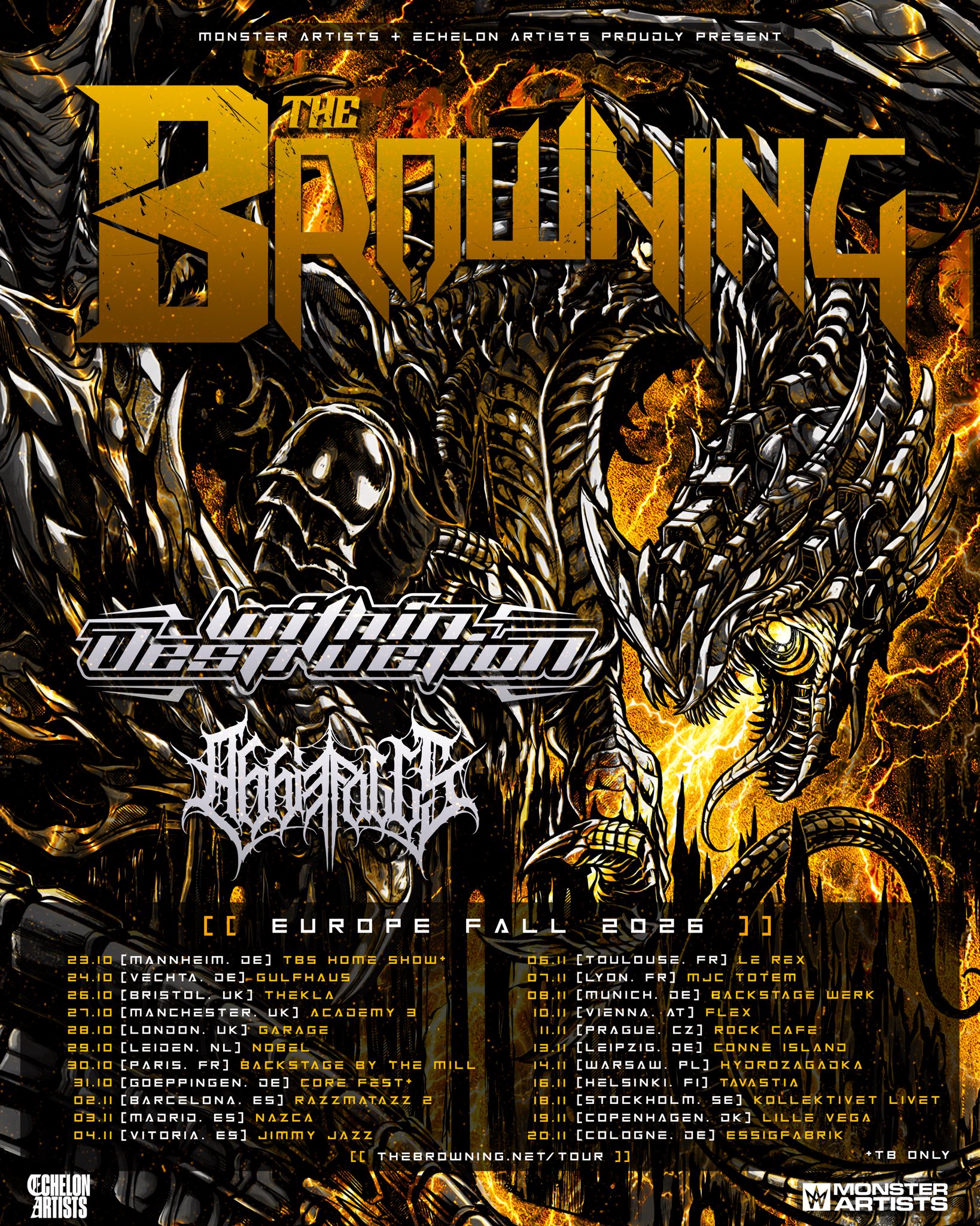The Browning - USA! Burn This World [EVOLVED] Tour! Playing the 