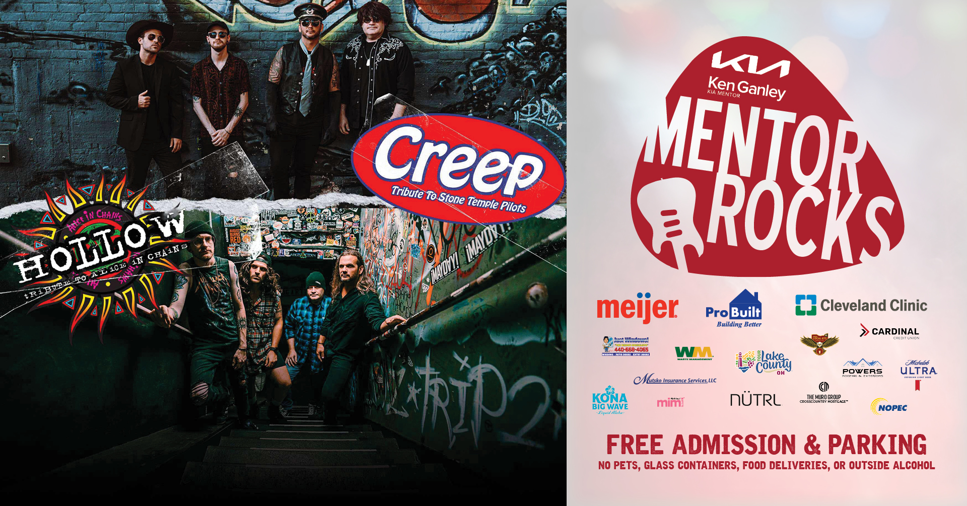 Mentor Rocks with Creep & Hollow