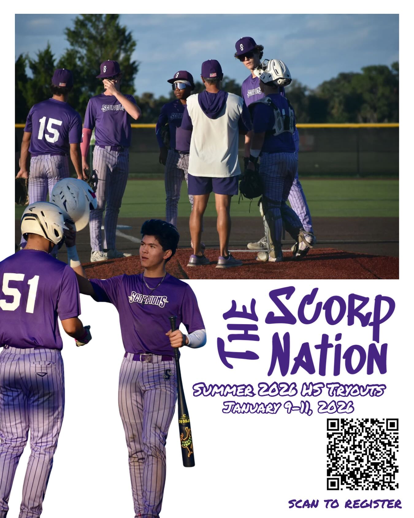 Scorpions - Summer ‘26 LOADING⏳ Scan the QR code to register for our HS ...