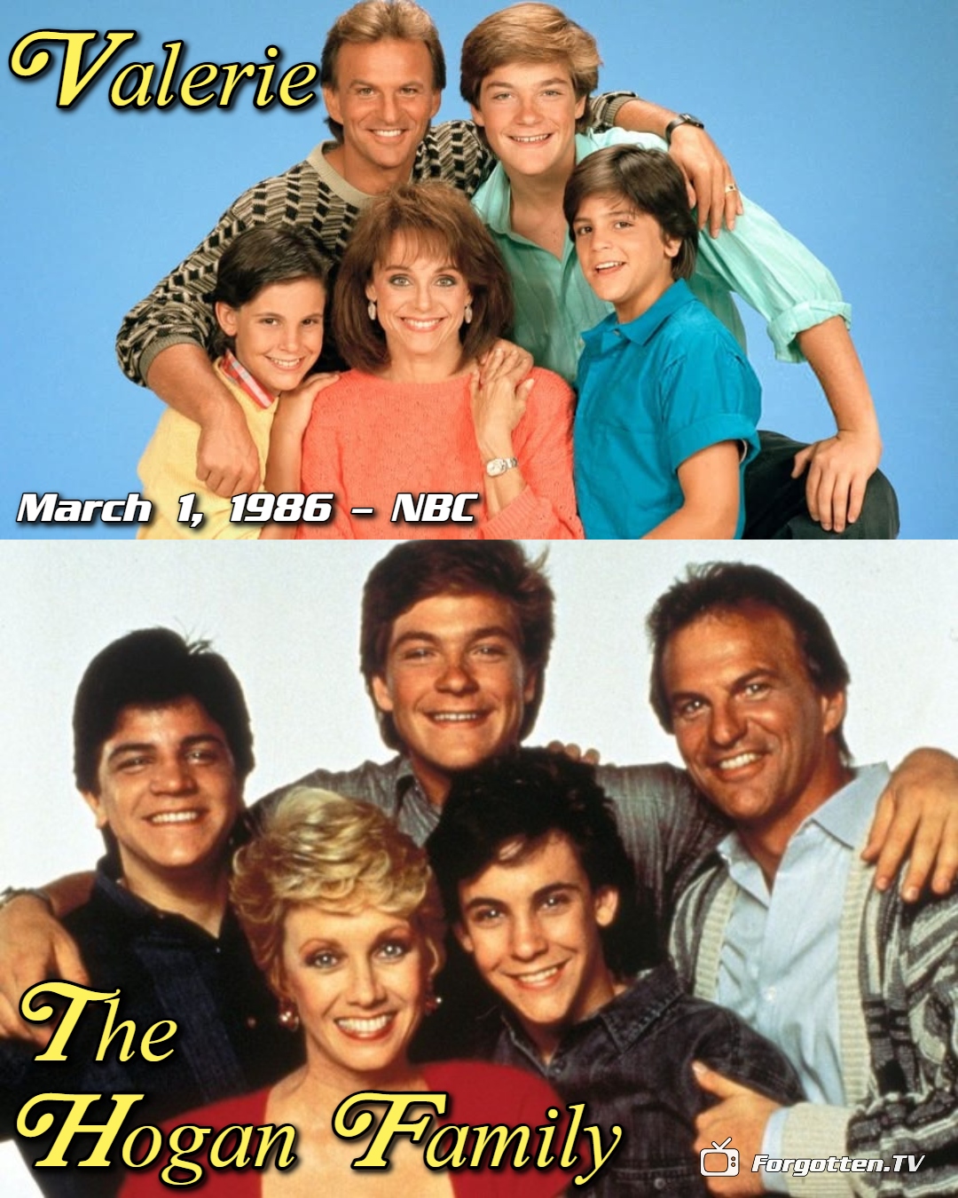 ForgottenTV - #OnThisDay in 1986: 𝙑𝙖𝙡𝙚𝙧𝙞𝙚 debuted on NBC. Originally ...