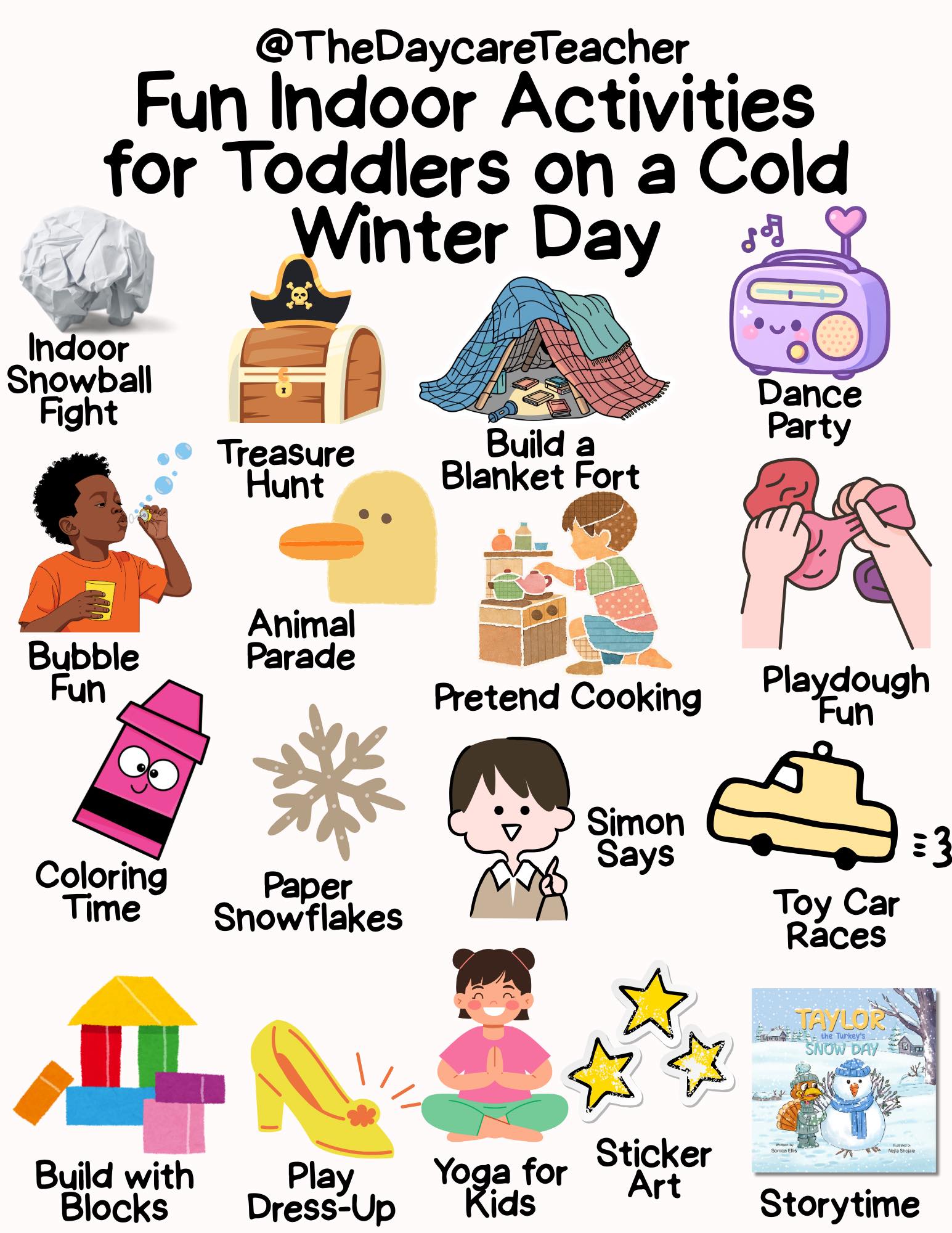The Daycare - Fun Indoor Activities for Toddlers on a Cold Winter Day 🥶 ...