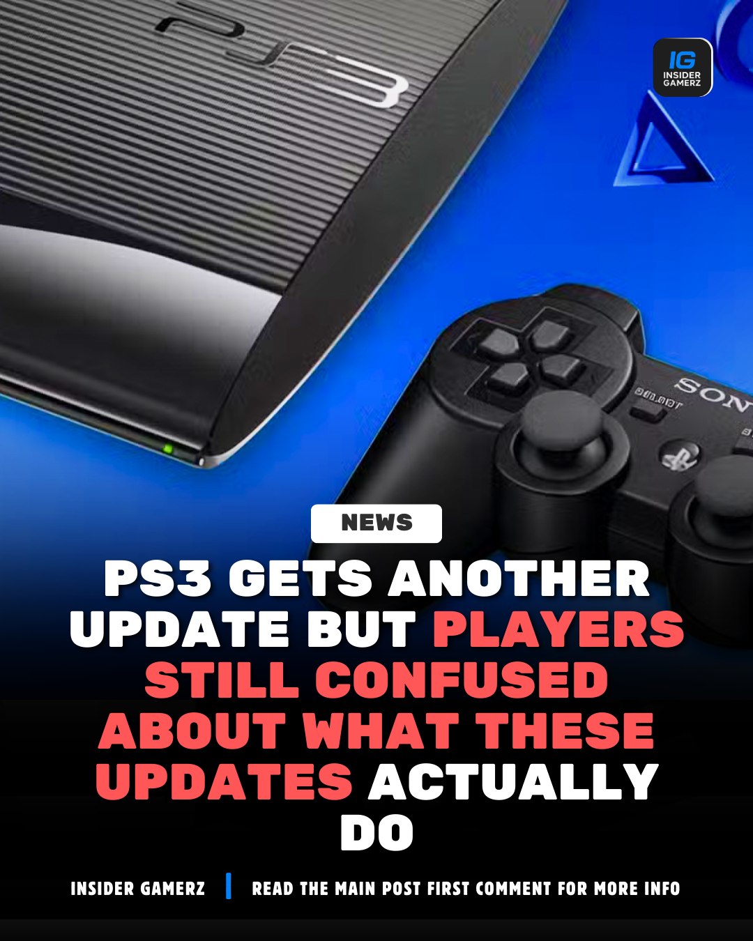 A new update for PlayStation 3 consoles has surprisingly been
